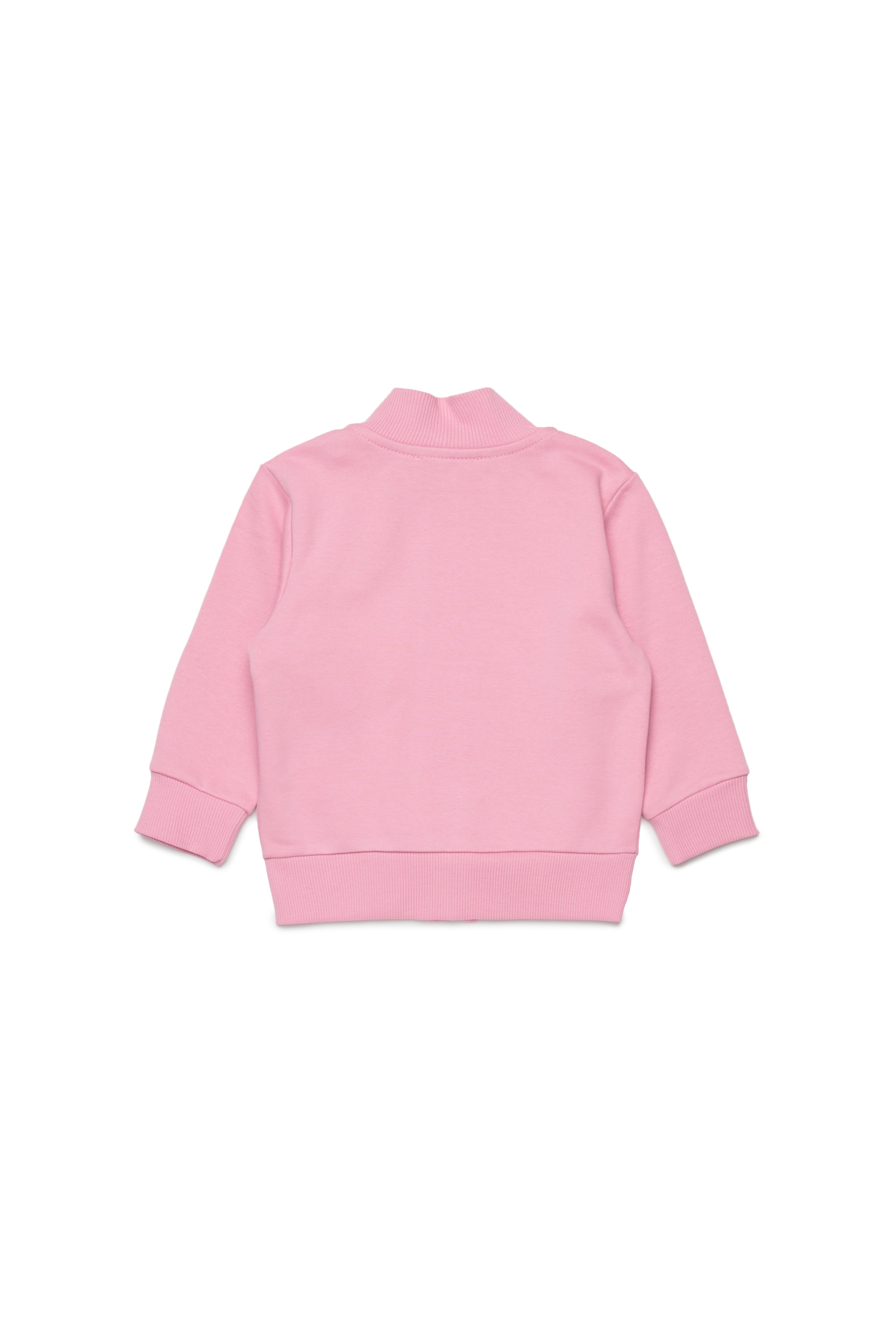 Diesel - SOLPYB, Unisex's ジップアップスウェット in ピンク / ホワイト - 2