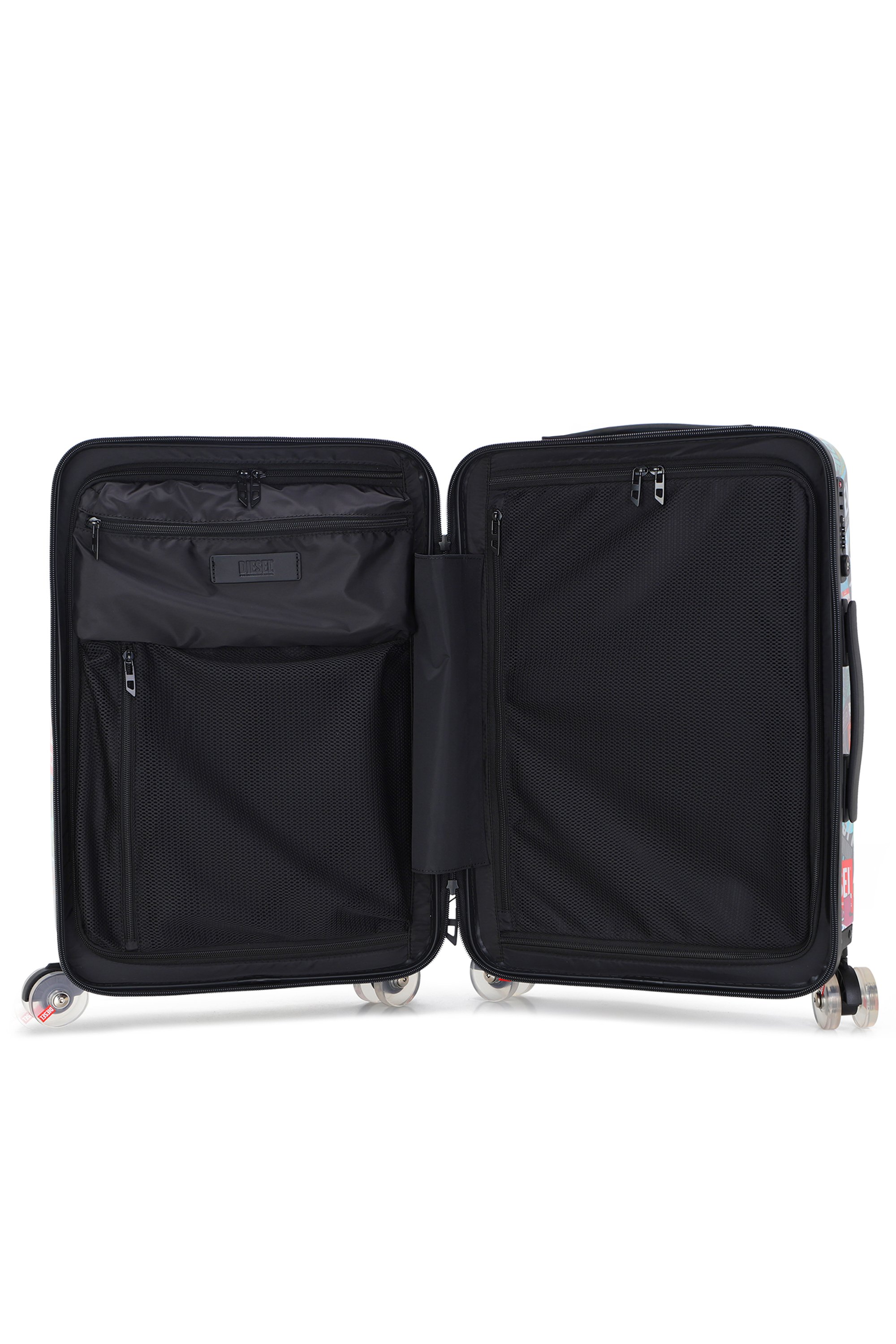 Diesel - DIESEL PC PRINTED TROLLEY-STICKERS- DSL0, Unisex's Sticker style suitcase size S in マルチカラー - 4