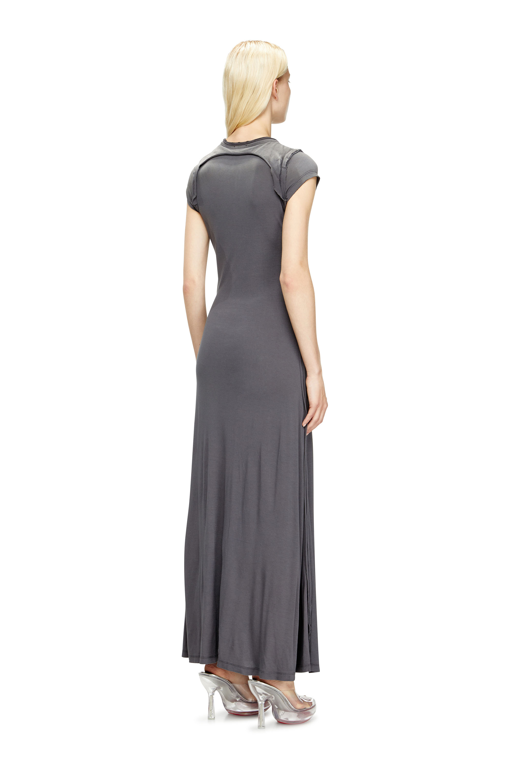 Diesel - D-JARY, Female's カットソードレス in グレー - 4
