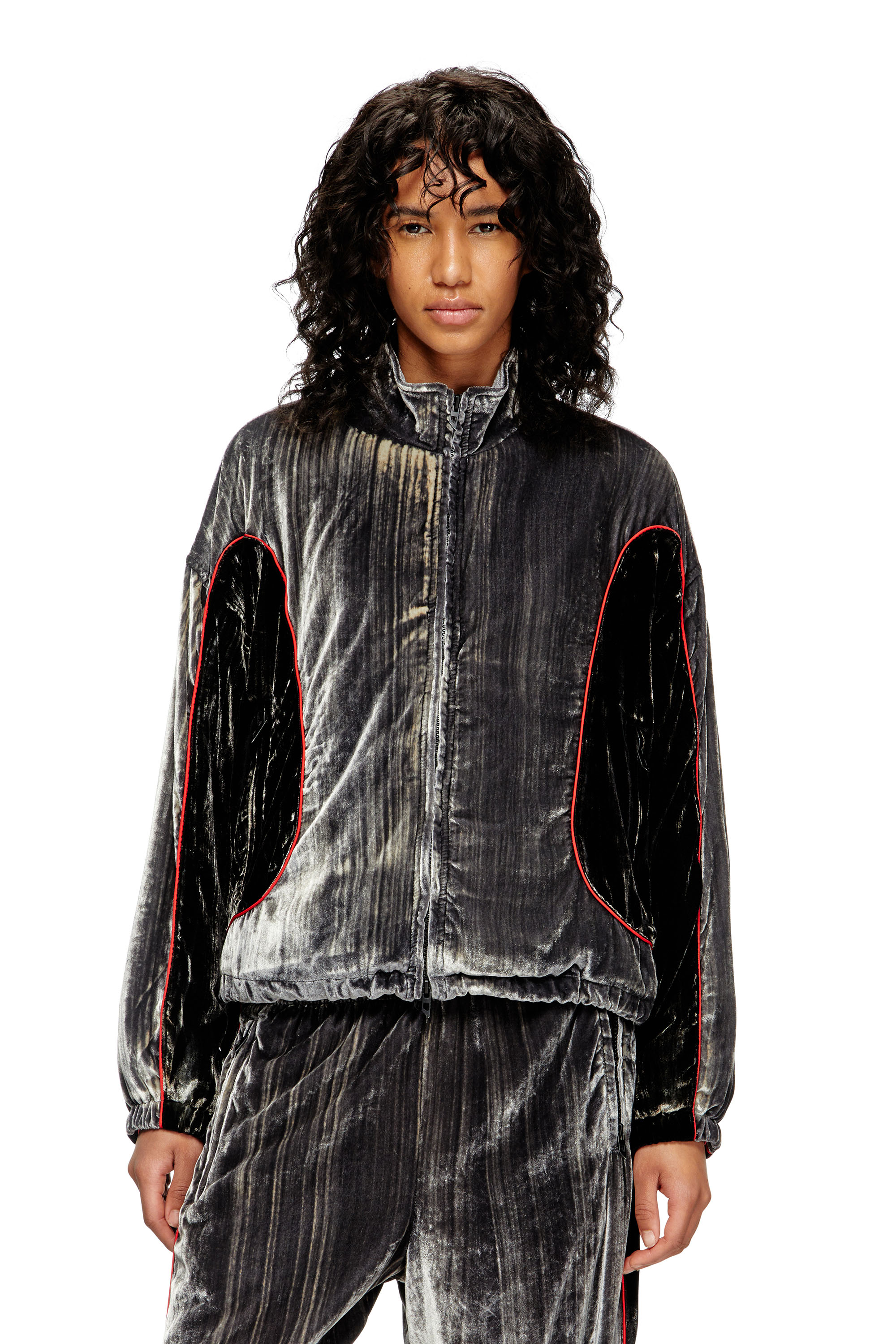 Diesel - G-RIFFIN, Female's ブルゾン in ダークグレー - 1