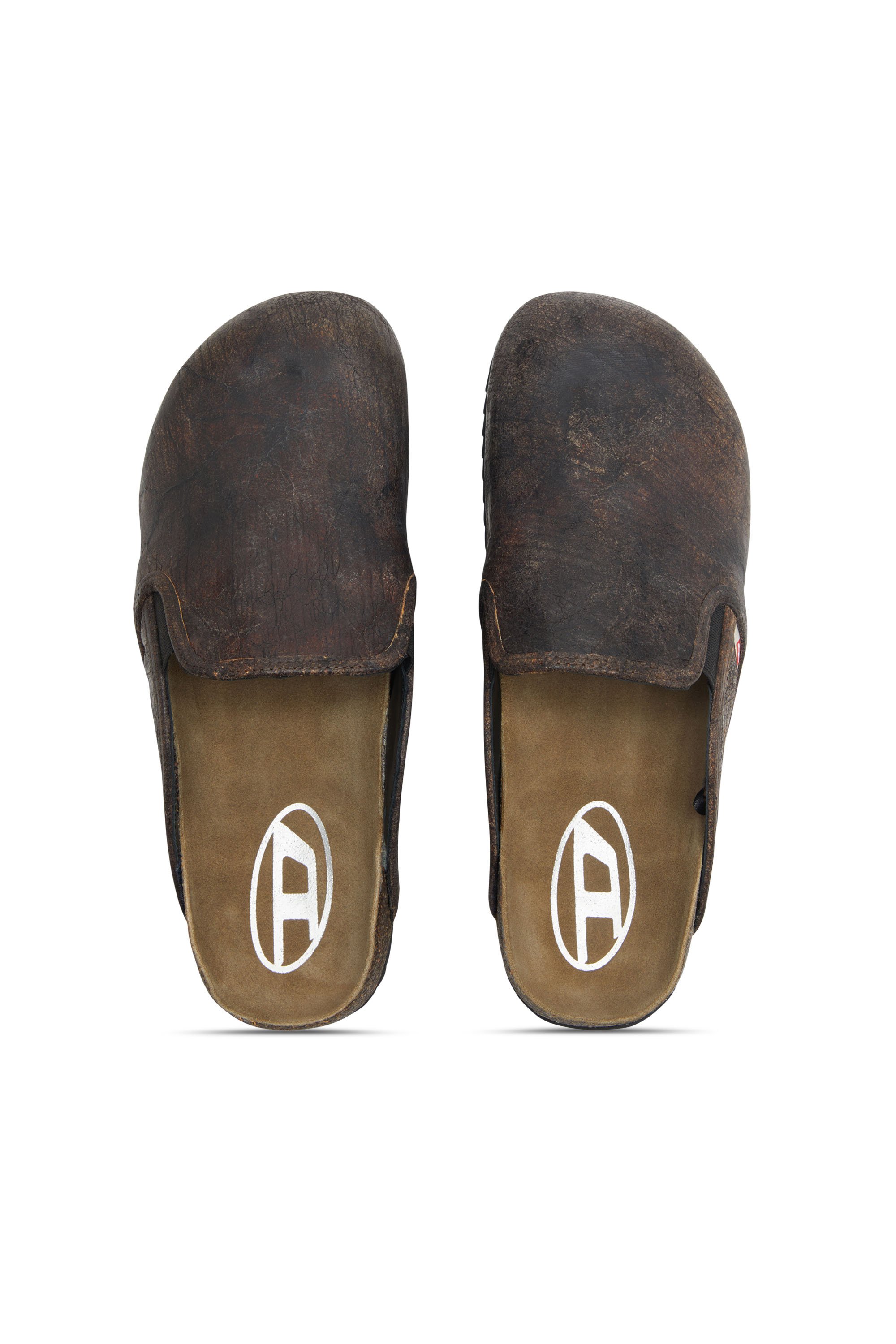 Diesel - D-WOODSTOCK SLIP-ON, Male's スリッポンシューズ in ブラウン - 5
