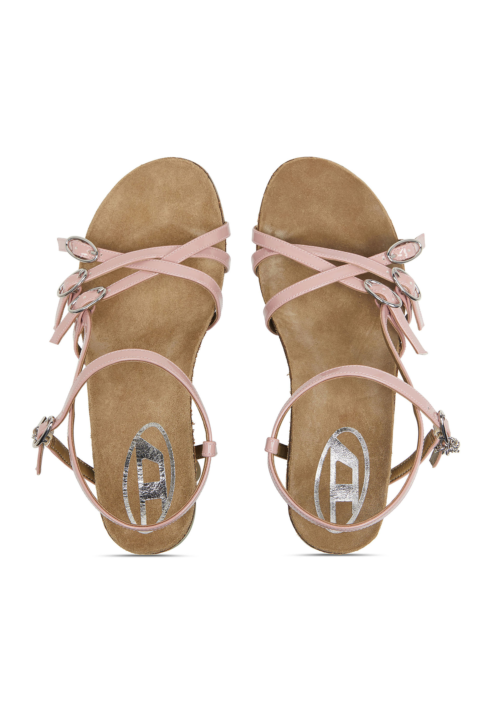 Diesel - D-WOODSTOCK 105 SANDAL, Female's サンダル in ピンク/ホワイト - 6