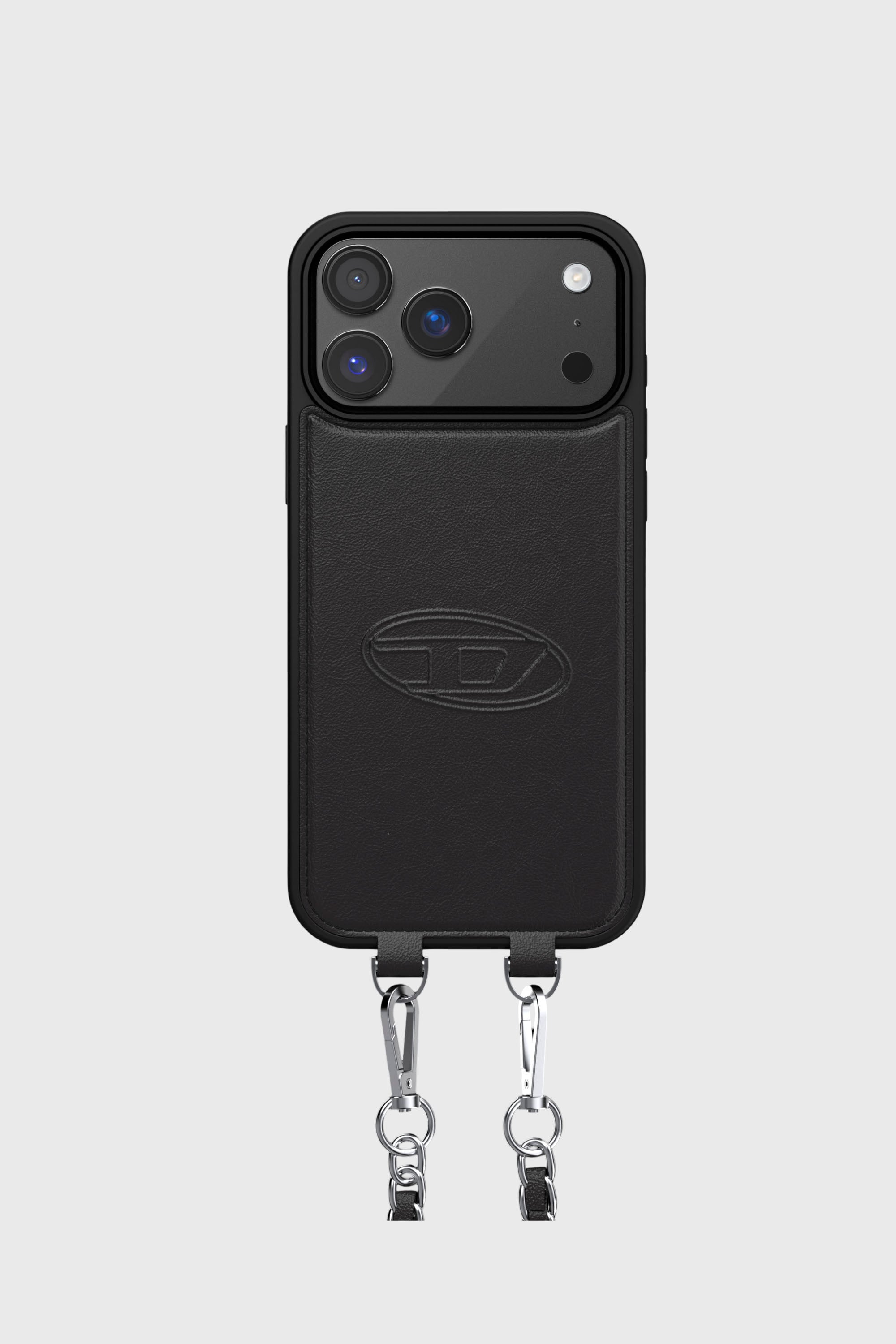 Diesel - 60663 MOULDED CASE, Unisex's Oval D case with wrist strap and MagSafe for iPhone 17 Pro Max in ブラック - 2