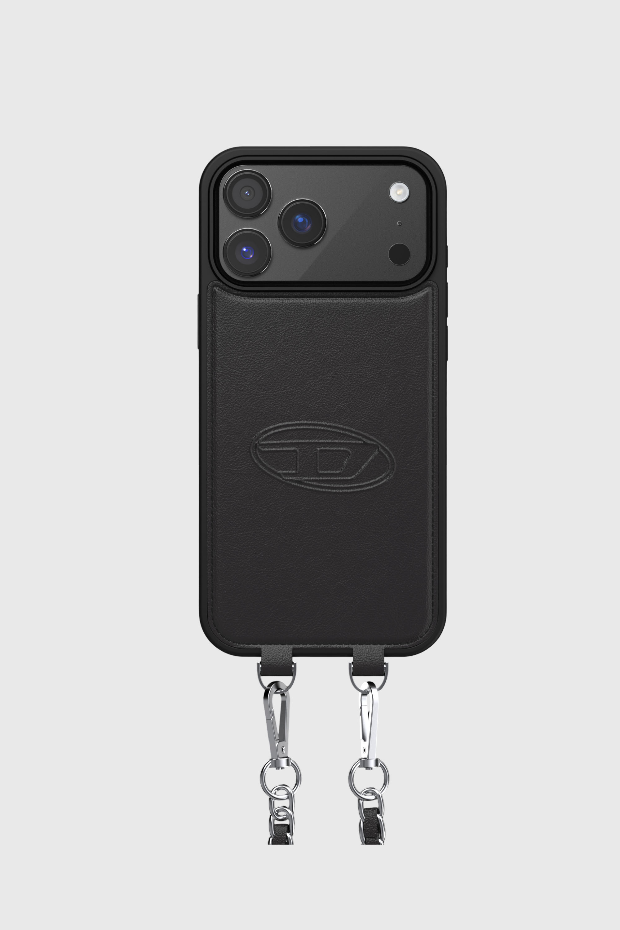 Diesel - 60663 MOULDED CASE, Unisex's Oval D case with wrist strap and MagSafe for iPhone 17 Pro Max in ブラック - 2