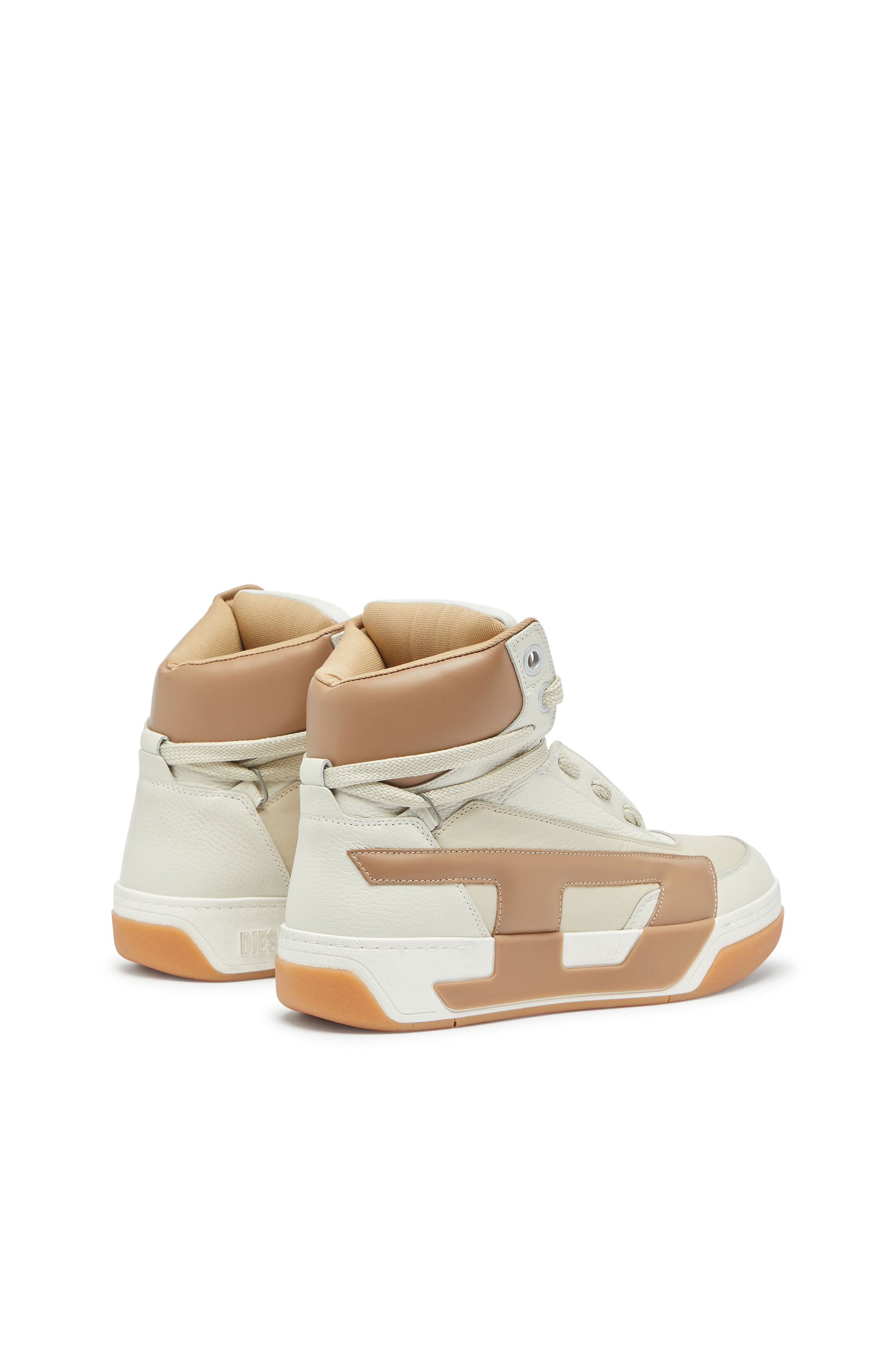 Diesel - S-D-OLLIE MID, Male's ミッドカットスニーカー in ベージュ - 3