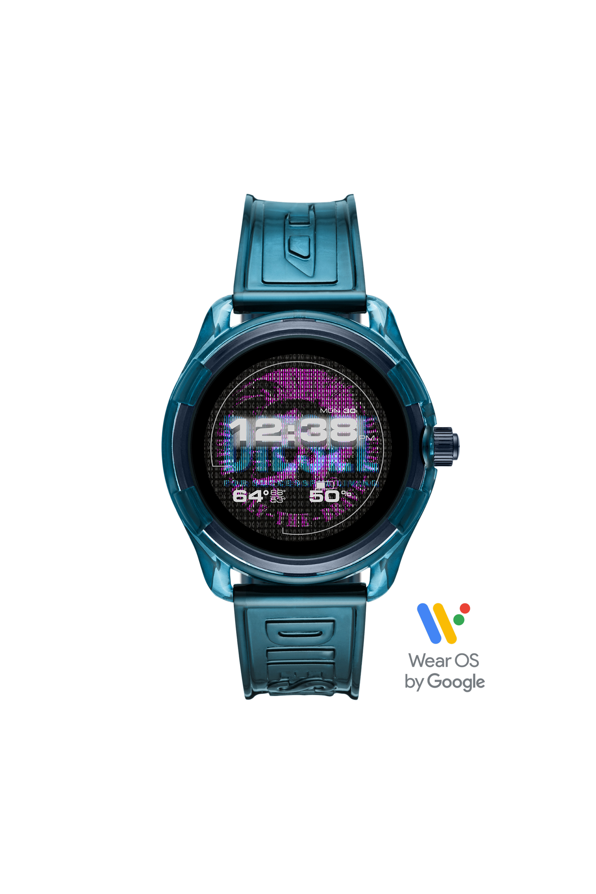 新品未使用★DIESEL ON FADELITE スマートウォッチ ブルー フォッシルジャパン、ディーゼルの最新スマートウォッチ