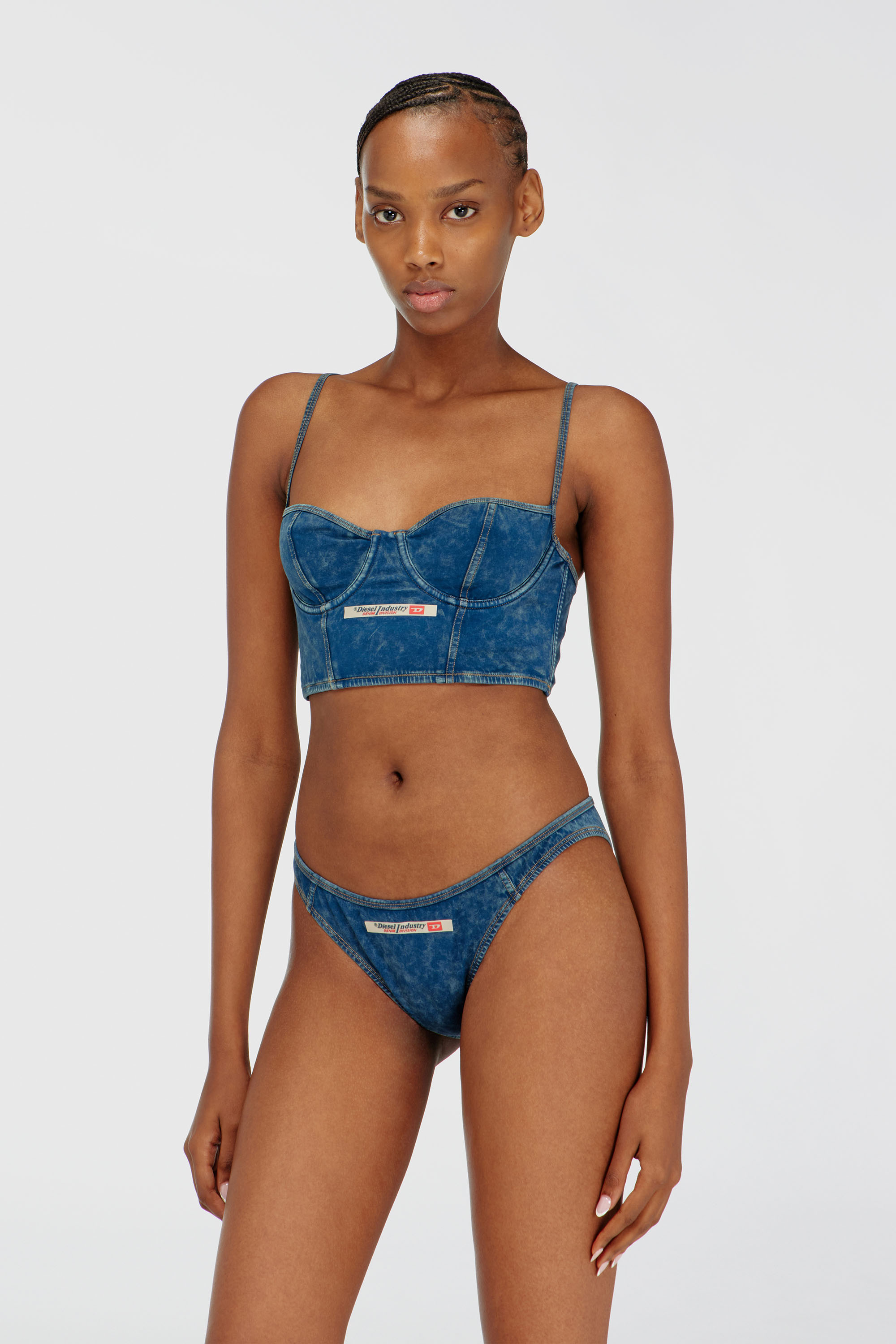 Diesel - SHEILA-DNM, Female's コルセット in ブルー - 2