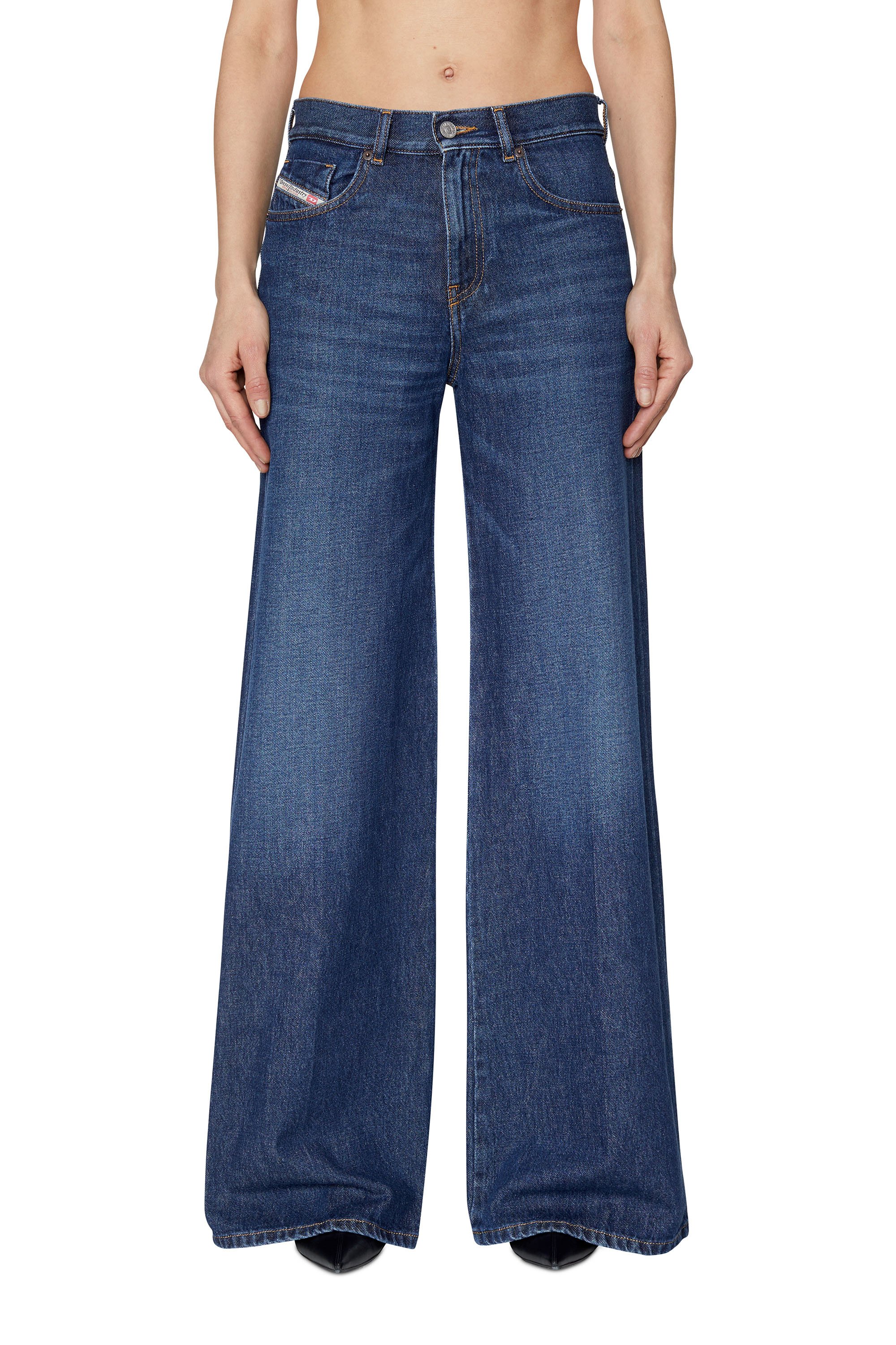 Diesel - 1978 09C03 Bootcut and Flare Jeans, ダークブルー - Image 2