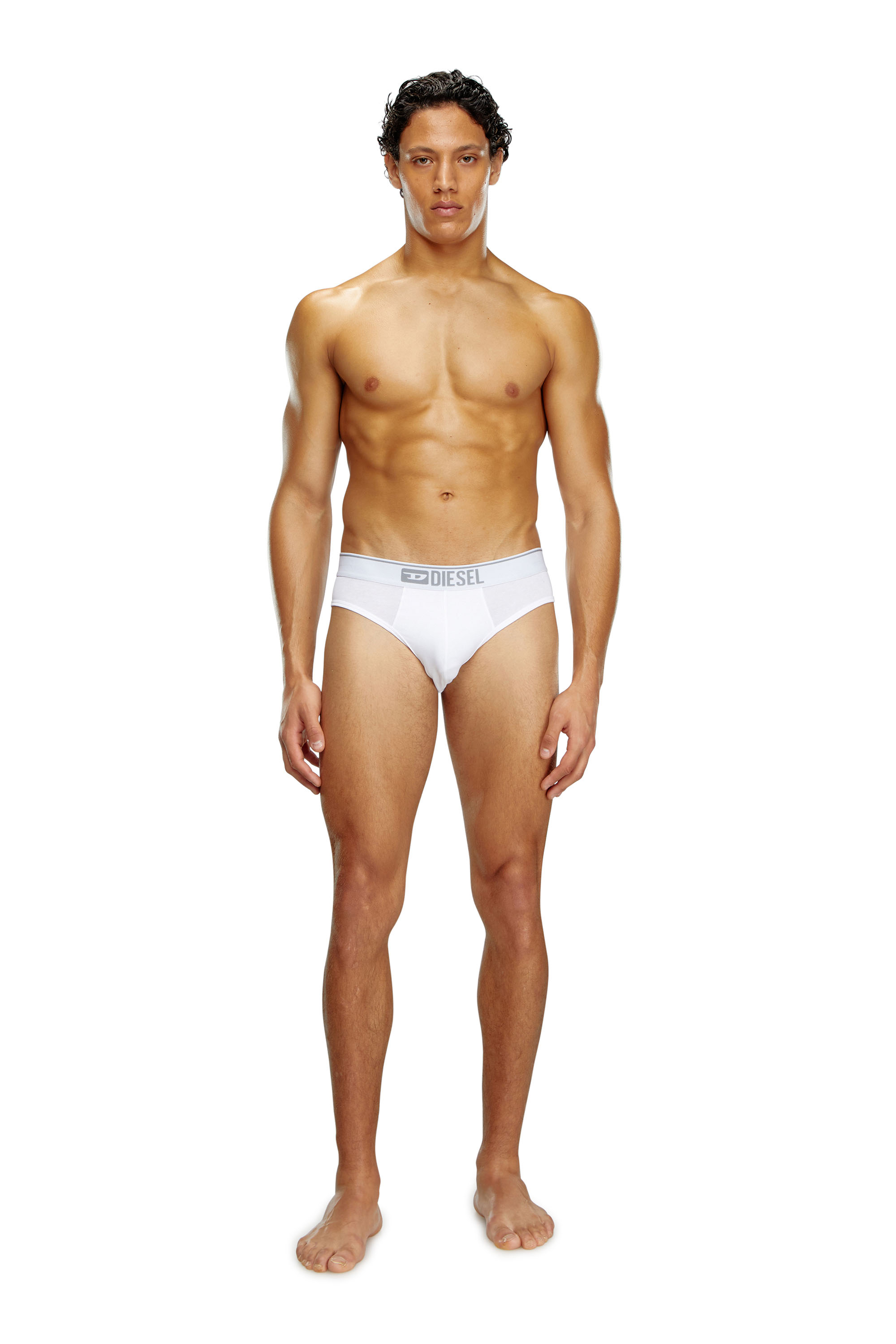 Diesel - UMBR-ANDRETHREEPACK, Male's アンダーウェアブリーフ3枚セット in ホワイト/ブラック - 3