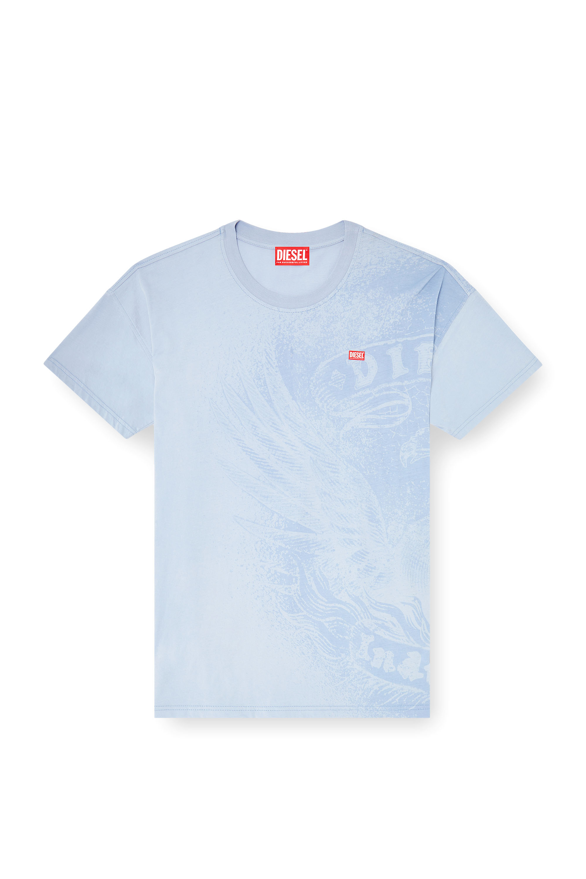 Diesel - T-BOXT-AA3, Male's Tシャツ in ライトブルー - 2