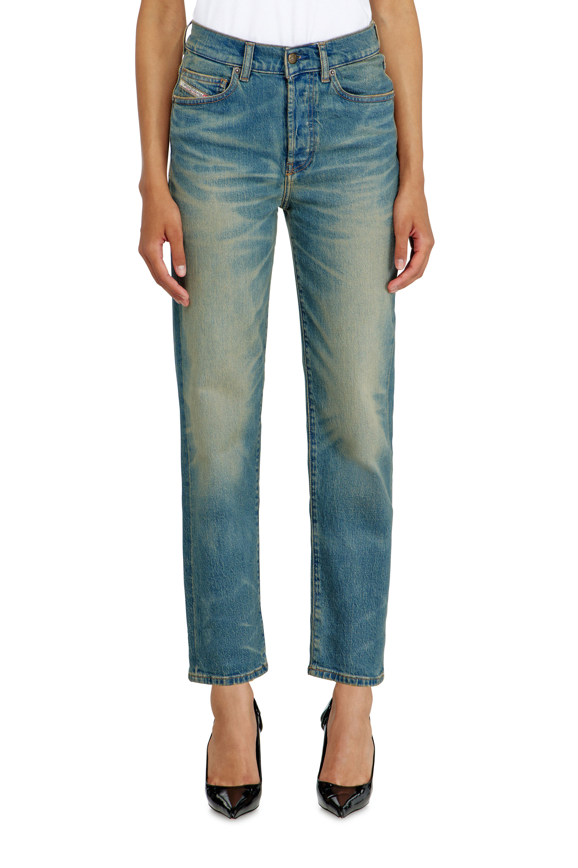 Diesel - Female's Regular Jeans 1981 D-Went 0KBBP, ミディアムブルー - 4