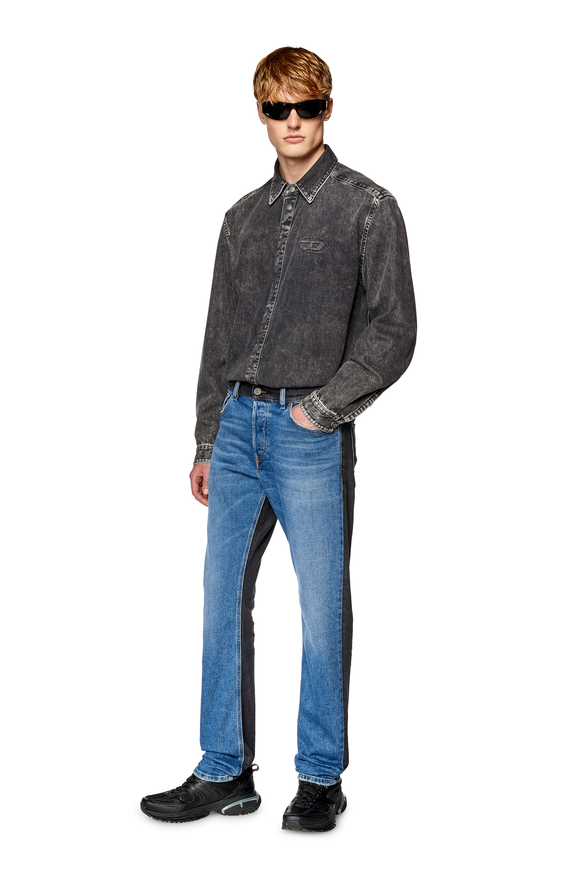 Diesel - Straight Jeans 1995 D-Sark 09H03, ミディアムブルー - Image 3