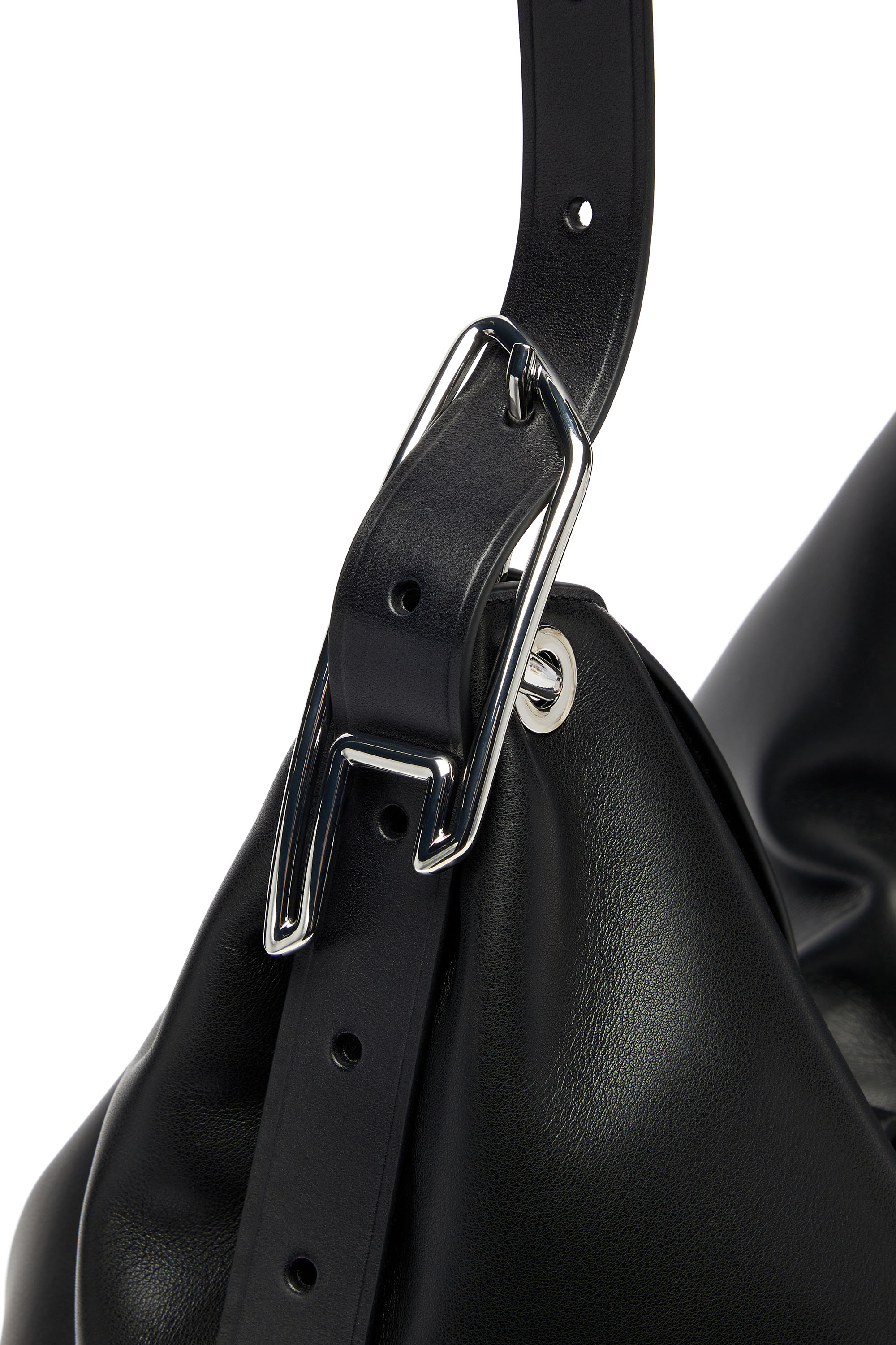 D-LINE HOBO ホーボーバッグ｜ブラック｜ウィメンズ｜DIESEL