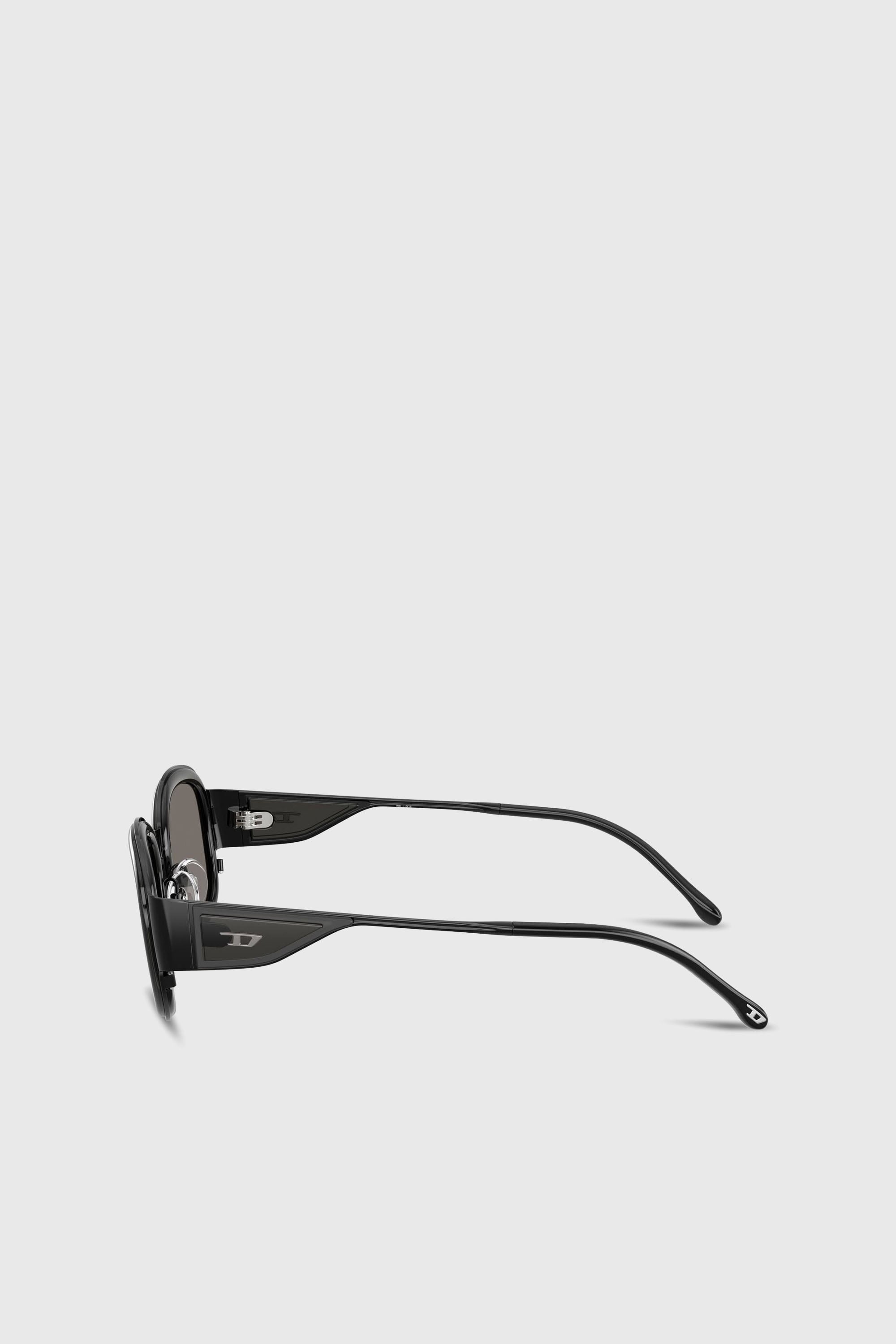 Diesel - 0DL1020, Unisex's スクエア サングラス in ブラック - 1