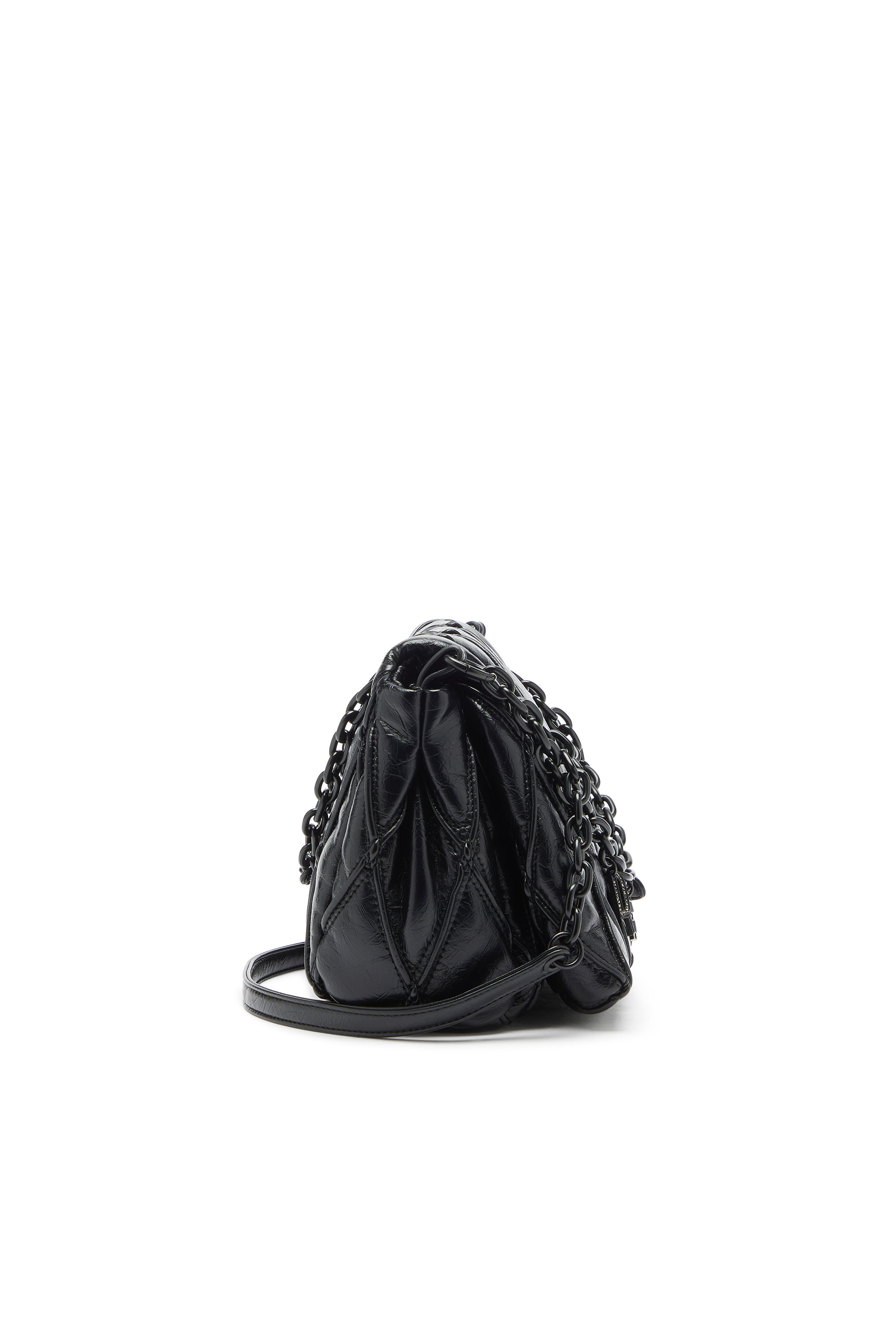 Diesel - CHARM-D SHOULDER M, Female's ショルダーバッグ M in ブラック - 3