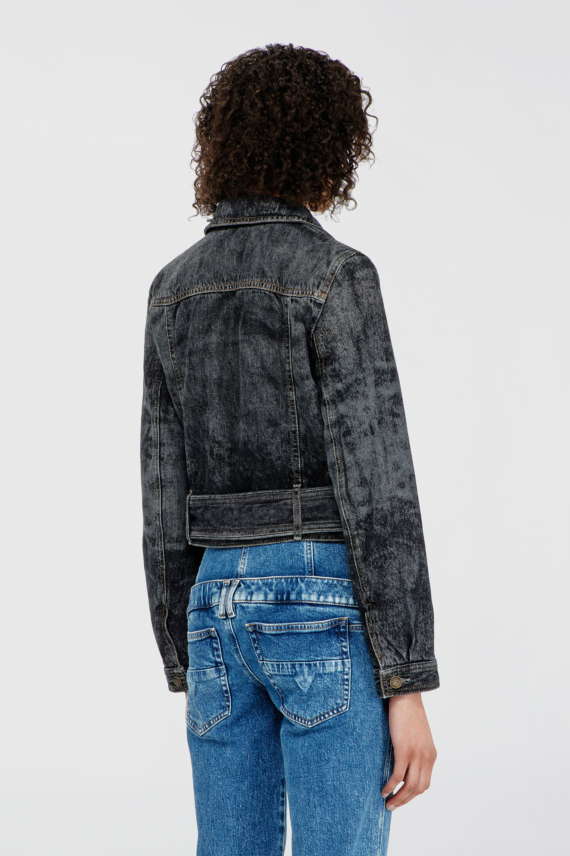 Diesel - DE-LEGEND-S, Female's デニムジャケット in ブラック - 5