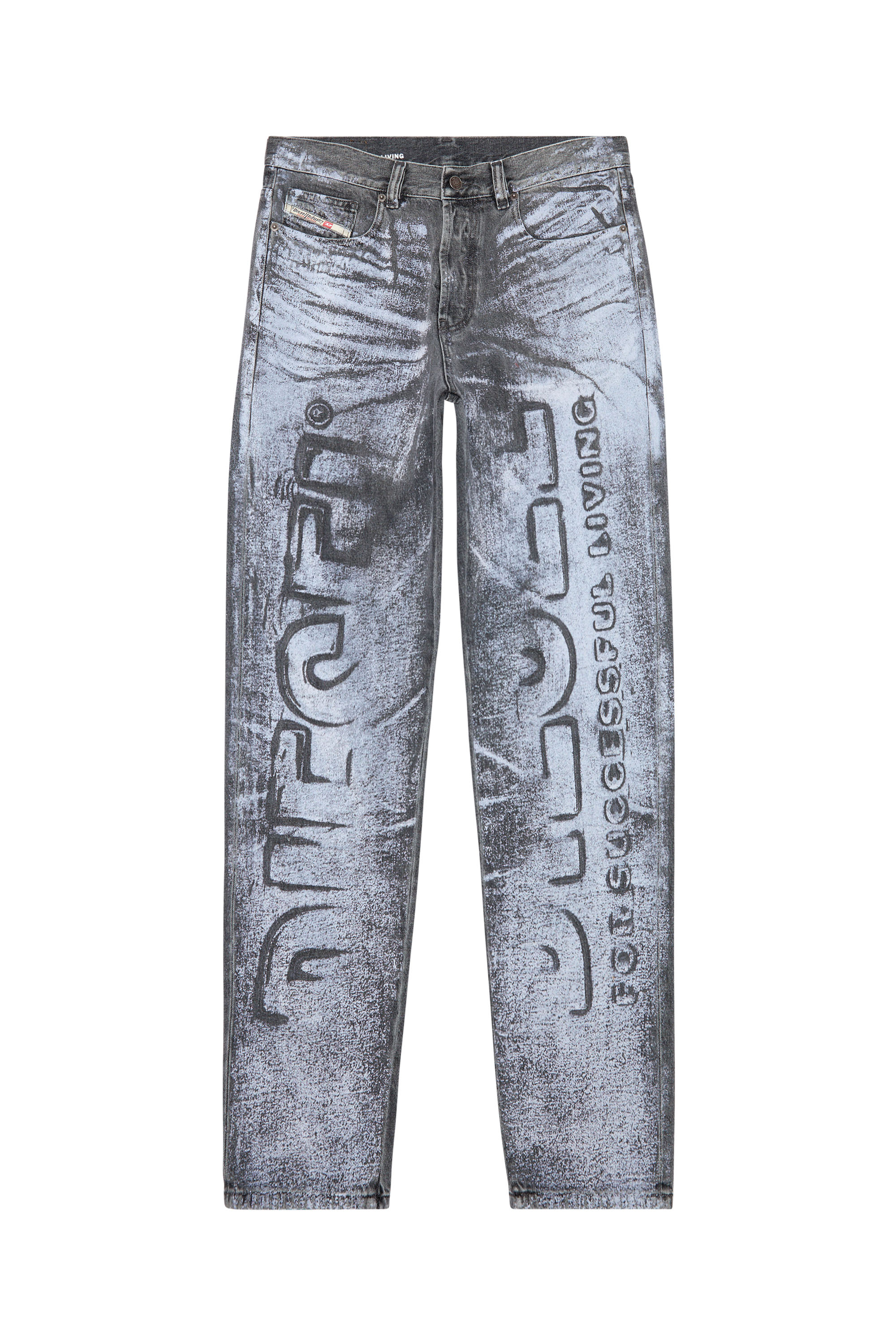 Diesel - Straight Jeans 2010 D-Macs 007T5, グレー - Image 3