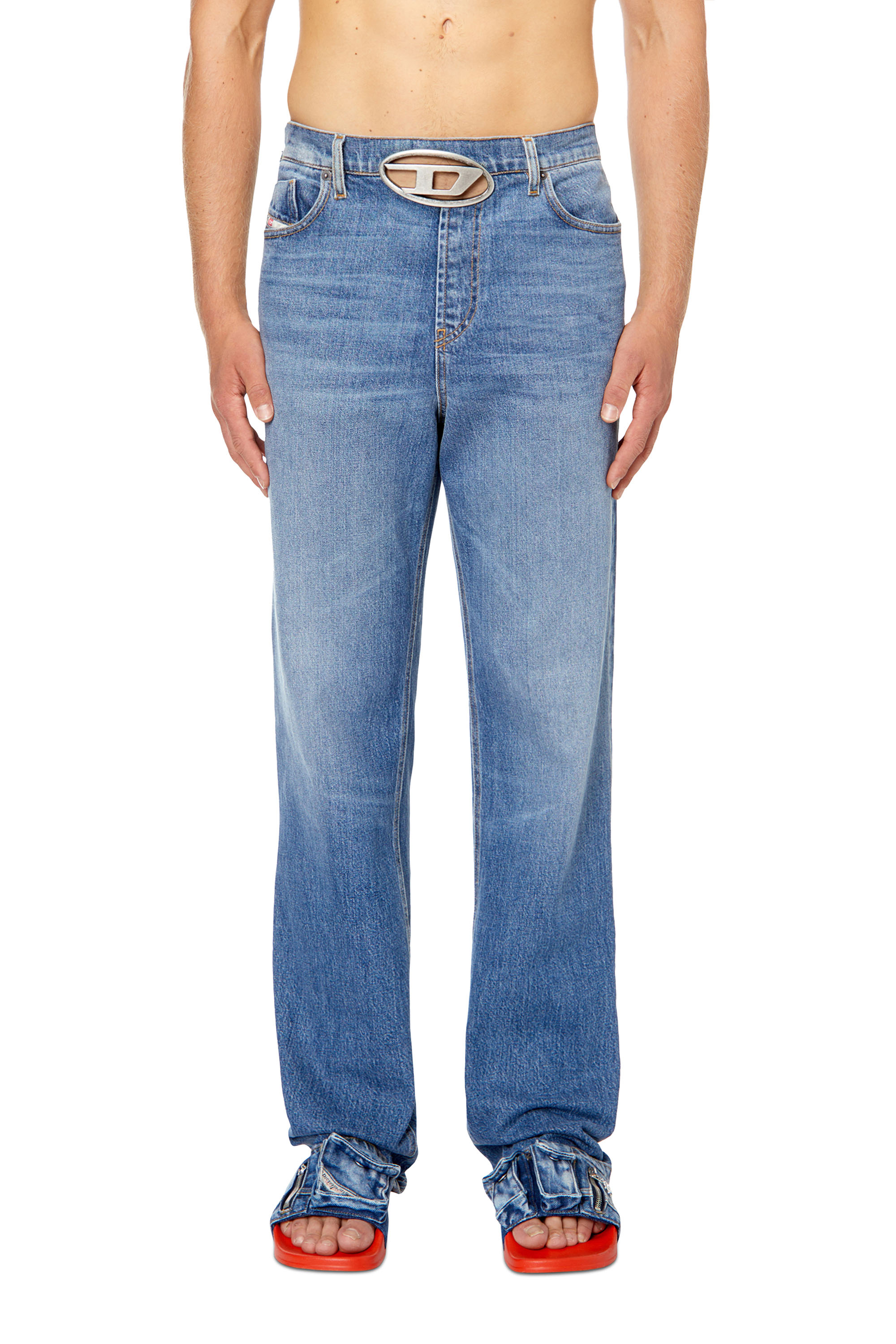 Diesel - Straight Jeans 1955 D-Rekiv 0LICI, ミディアムブルー - Image 1