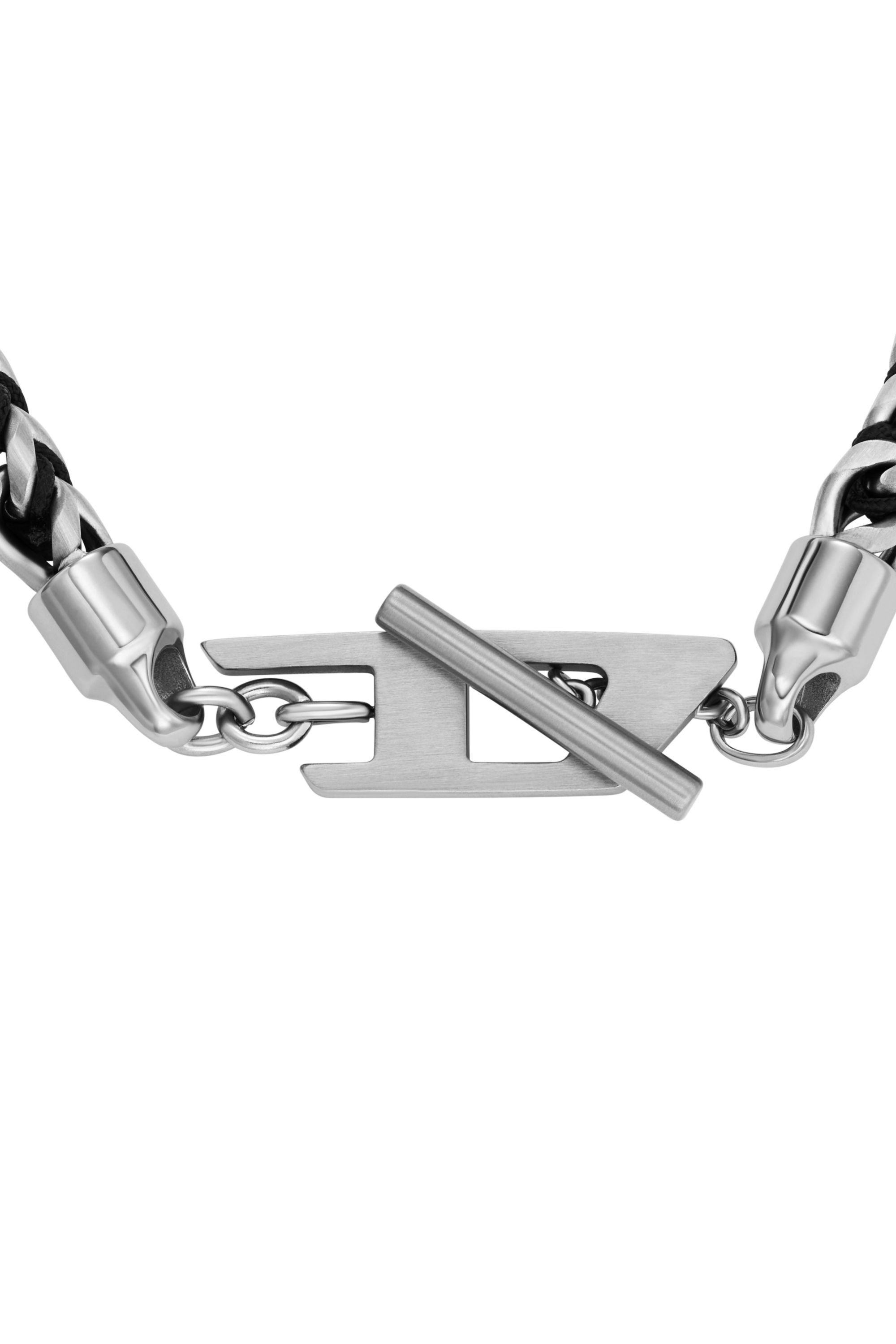 Diesel - DX1540040, Unisex's Stainless Steel Woven Chain Bracelet in シルバー - 2