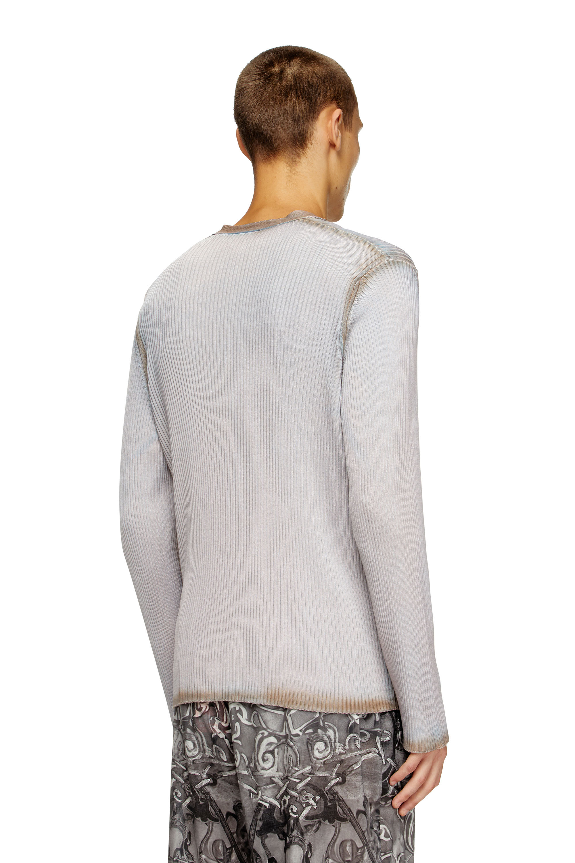 Diesel - K-VILMO, Male's カーディガン in グレー/ブラウン - 5