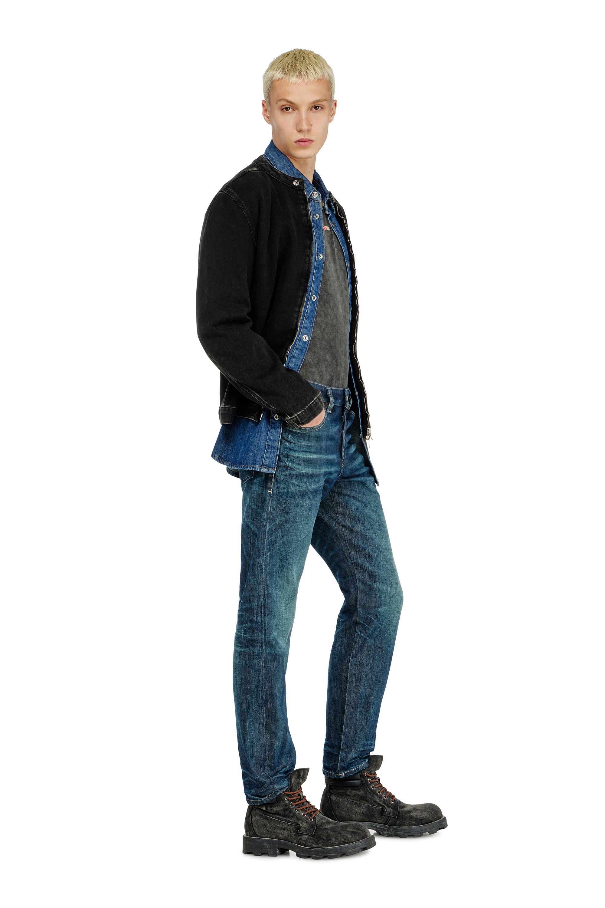 Diesel - Male's Slim Jeans 1993 D-Vyl 09Q04, ダークブルー - 2