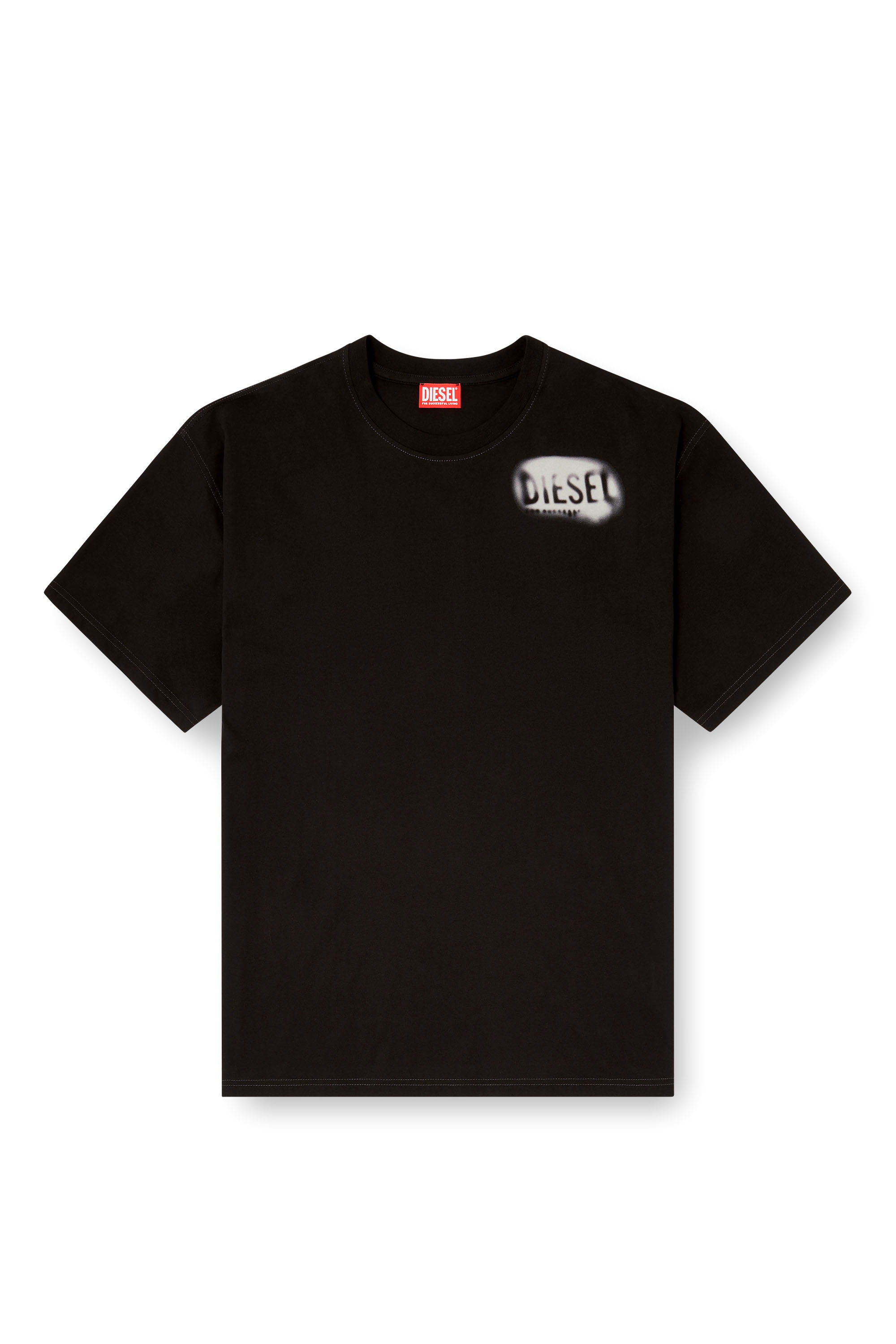 Diesel - T-BOXT-V2, Male's Tシャツ in ブラック - 3