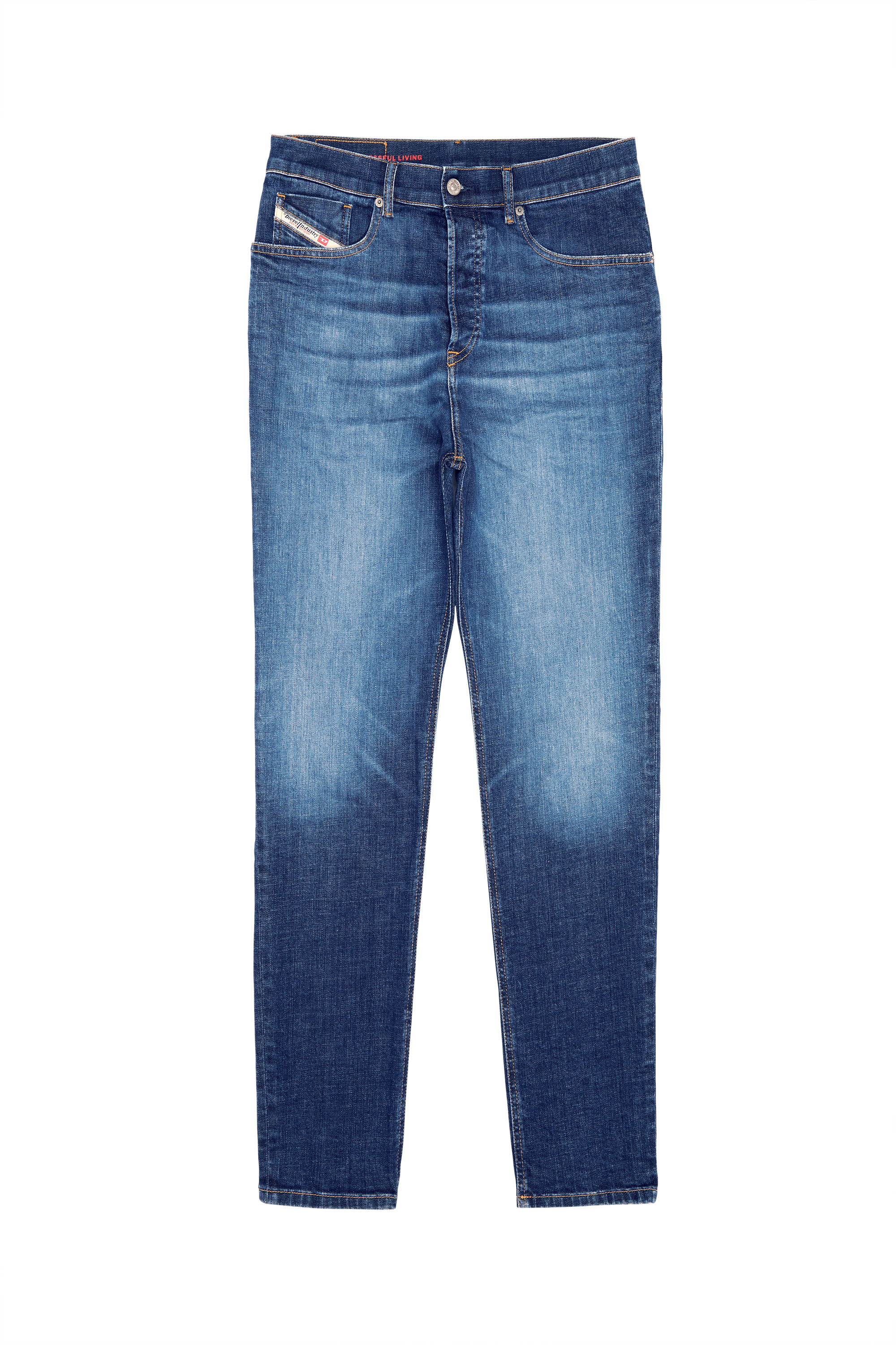 Diesel - 2005 D-FINING 09C72 Tapered Jeans, ミディアムブルー - Image 6