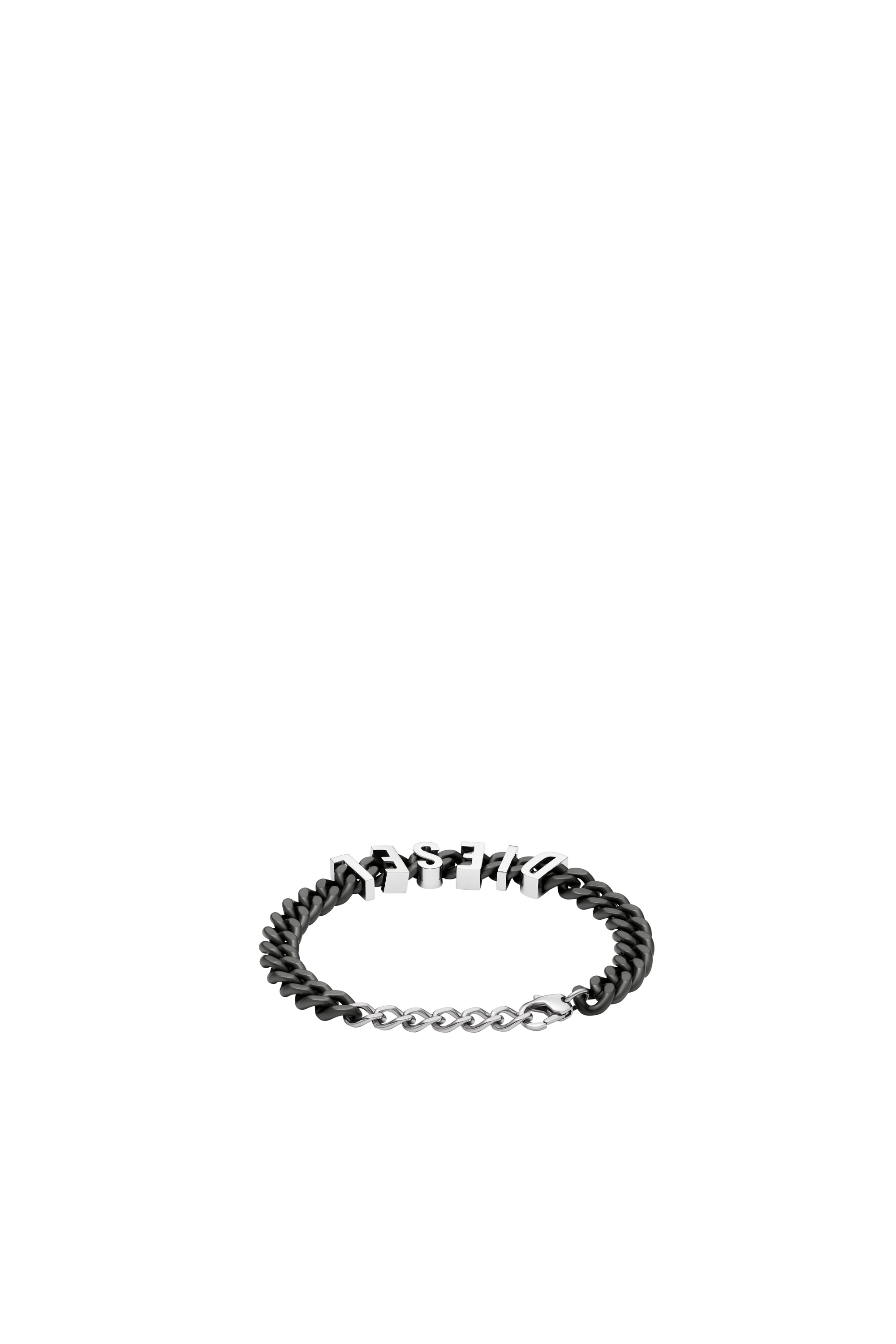 Diesel - DX1486, Unisex's Two-Tone stainless steel chain bracelet in ブラック - 2