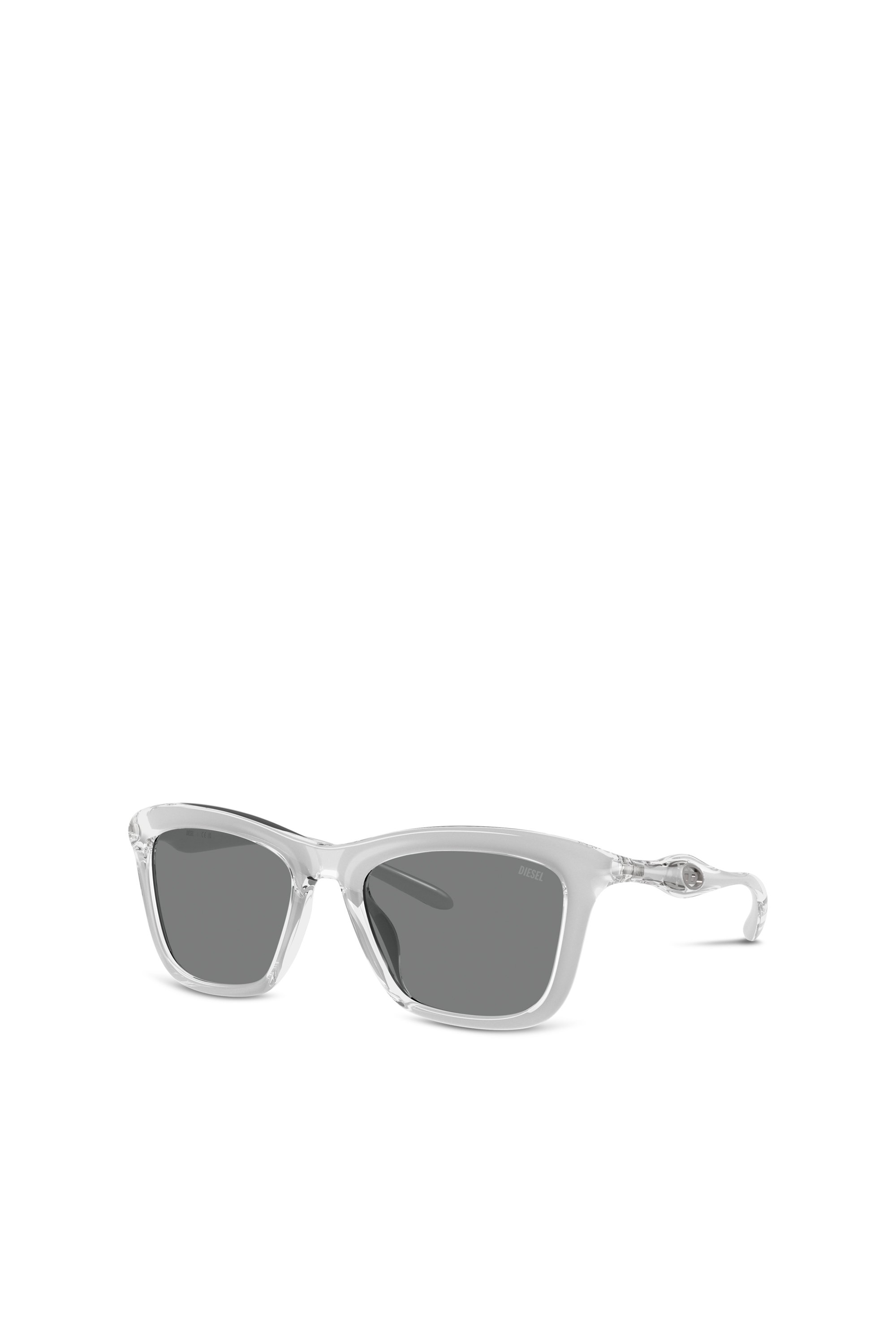 Diesel - 0DL3008U, Unisex's Square sunglasses in グレー - 1