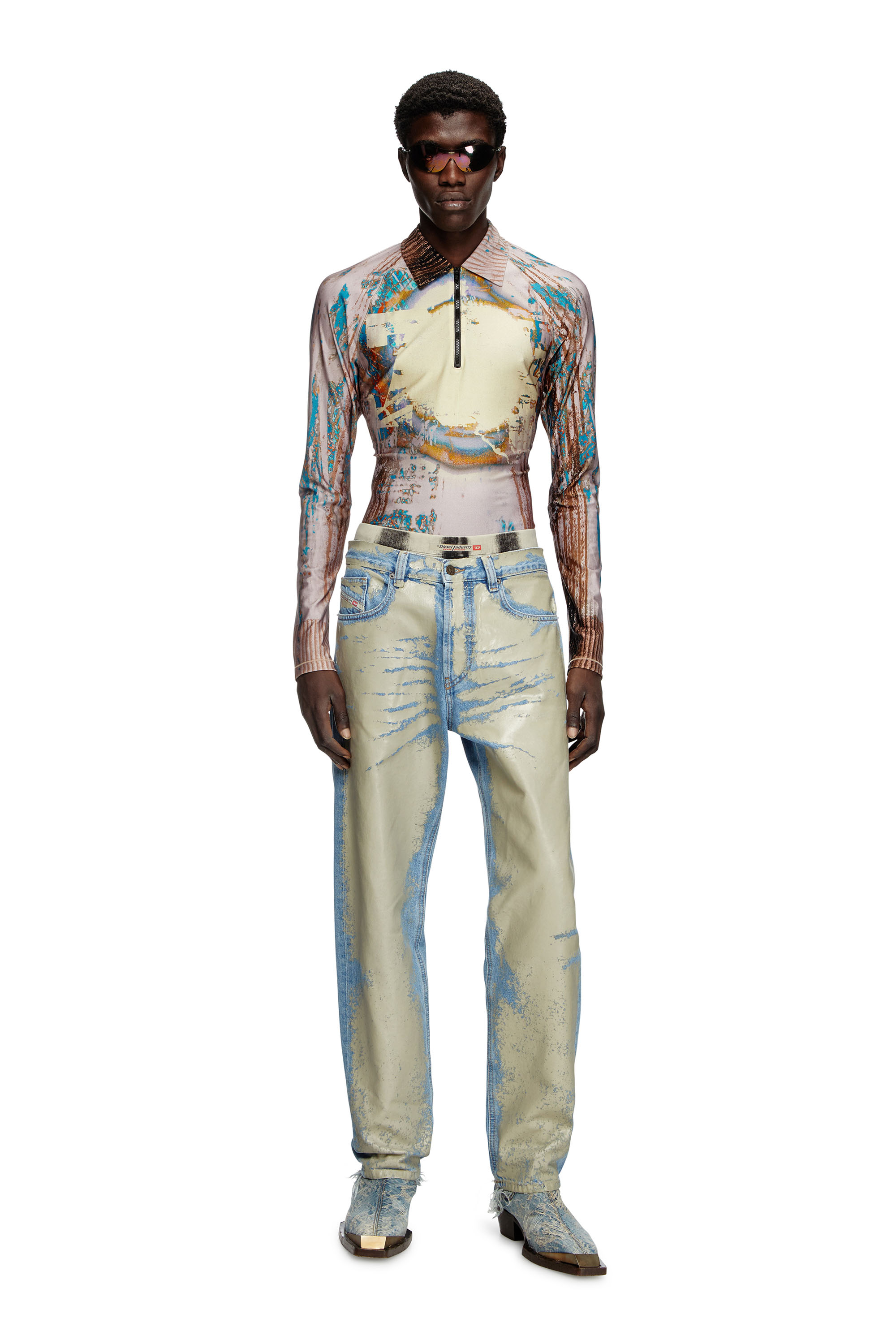 Diesel - Male's Regular Jeans 2024 D-Macs 007AL, ライトブラウン - 2