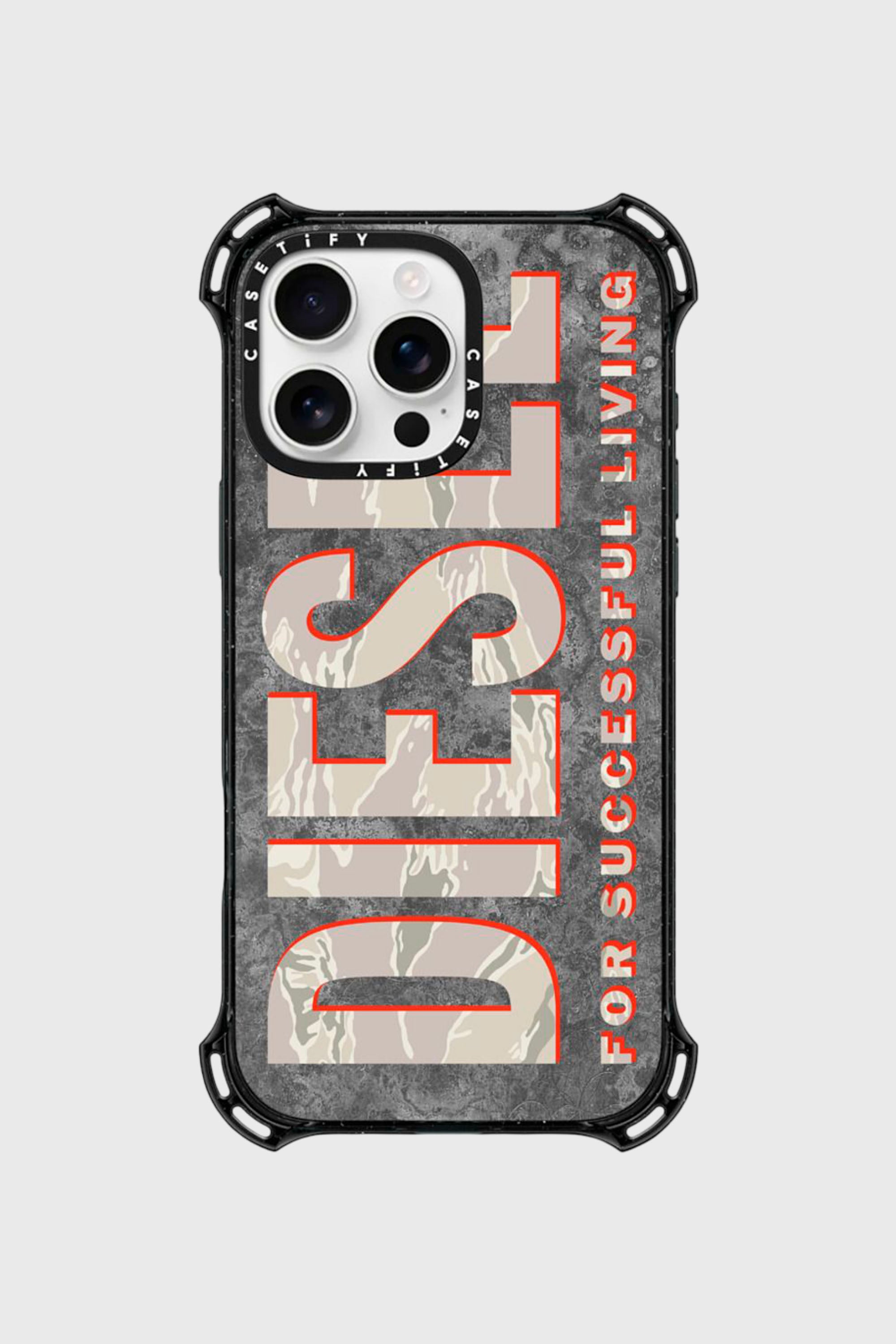 Diesel - 60311 CASETIFY MOULDED CASE, Unisex's IPHONE 16 PRO MAX in ブラウン/ホワイト - 1