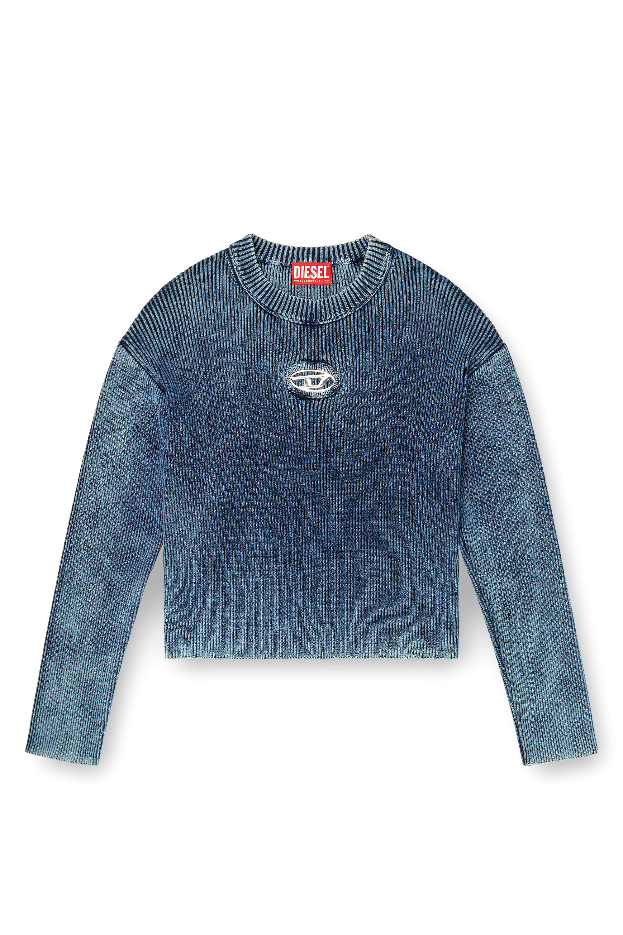 Diesel - M-ANCHOREX, Female's プルオーバーニット in ブルー - 2