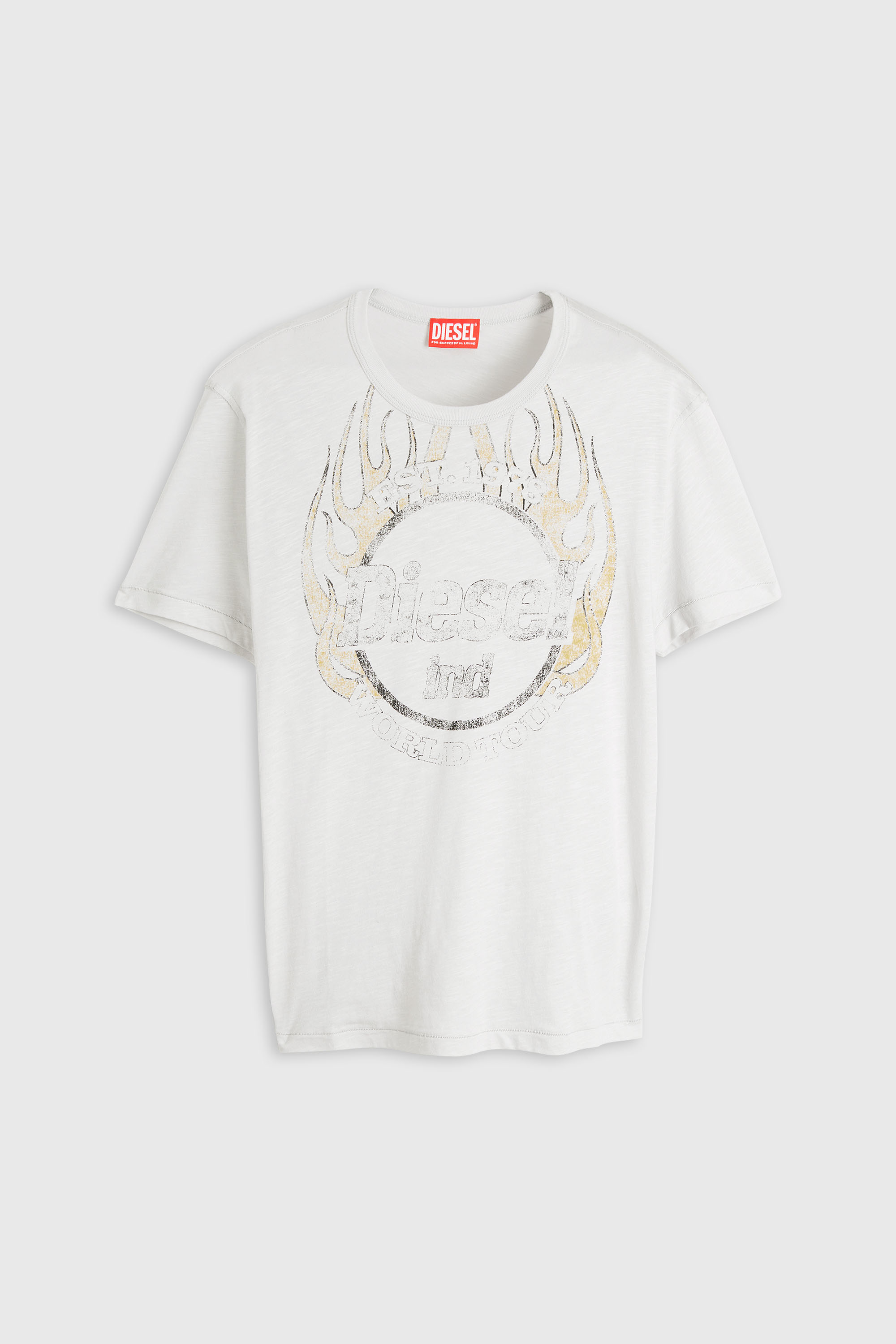 Diesel - T-NOTS, Male's Tシャツ in ホワイト - 2