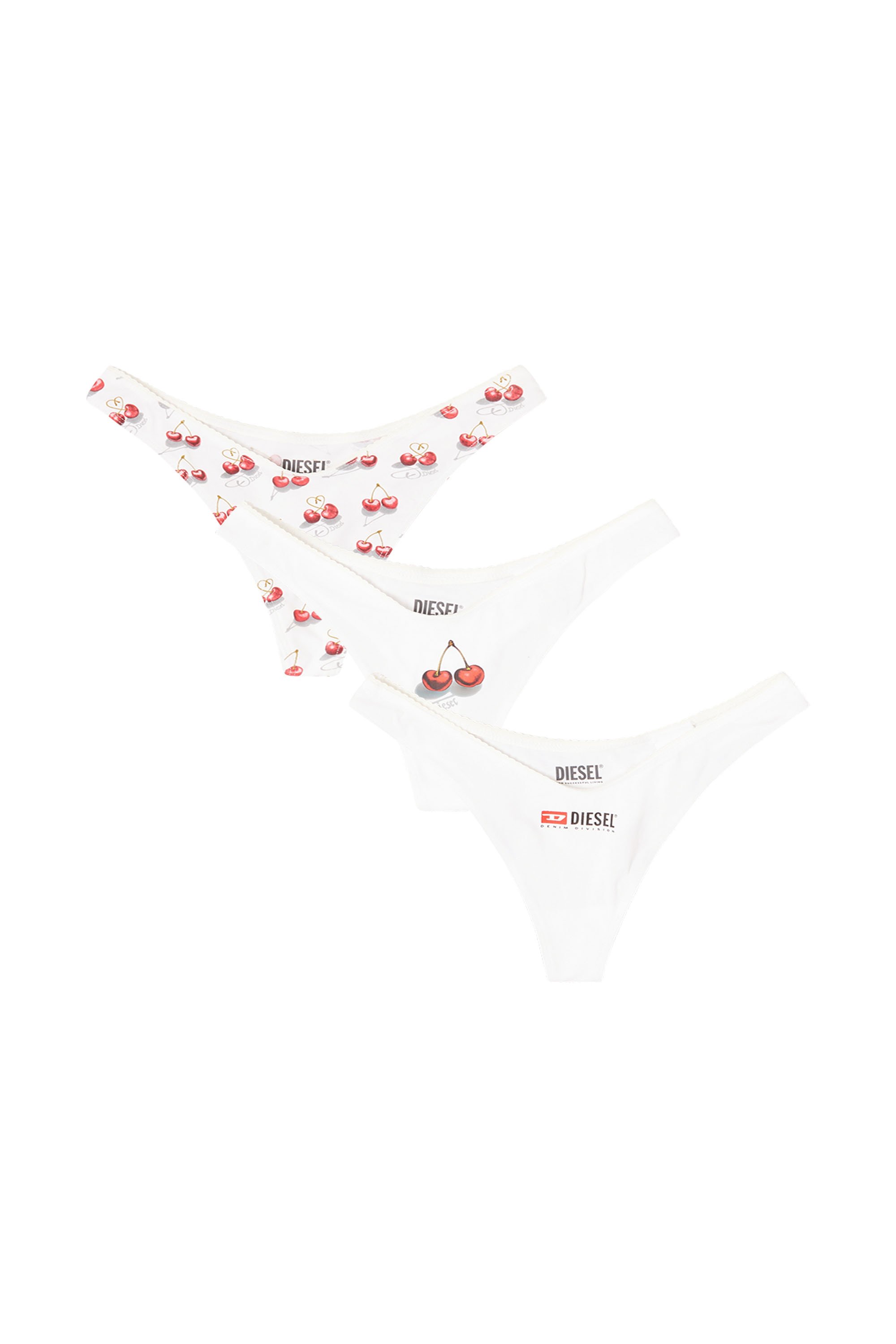 Diesel - UFPN-PUNCHY-THREEPACK, Female's ショーツ 3枚パック in ホワイト - 1