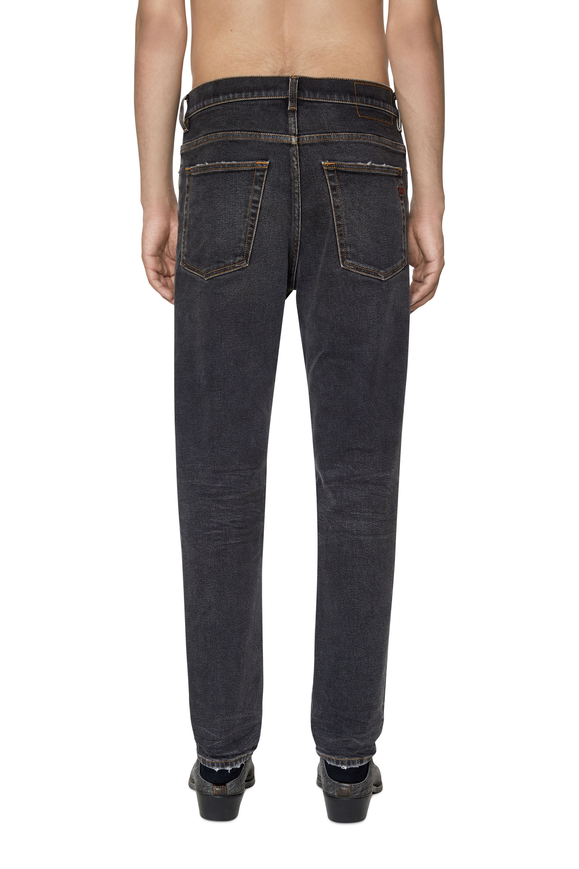 Diesel - 2005 D-FINING 09D66 Tapered Jeans, ブラック/ダークグレー - Image 2