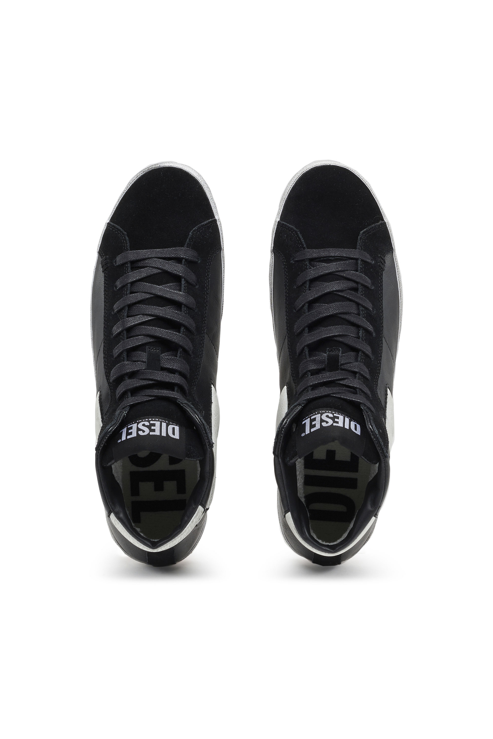 Diesel - S-LEROJI MID, Male's ハイカットスニーカー ロゴ - S-Leroji Mid in ブラック - 5