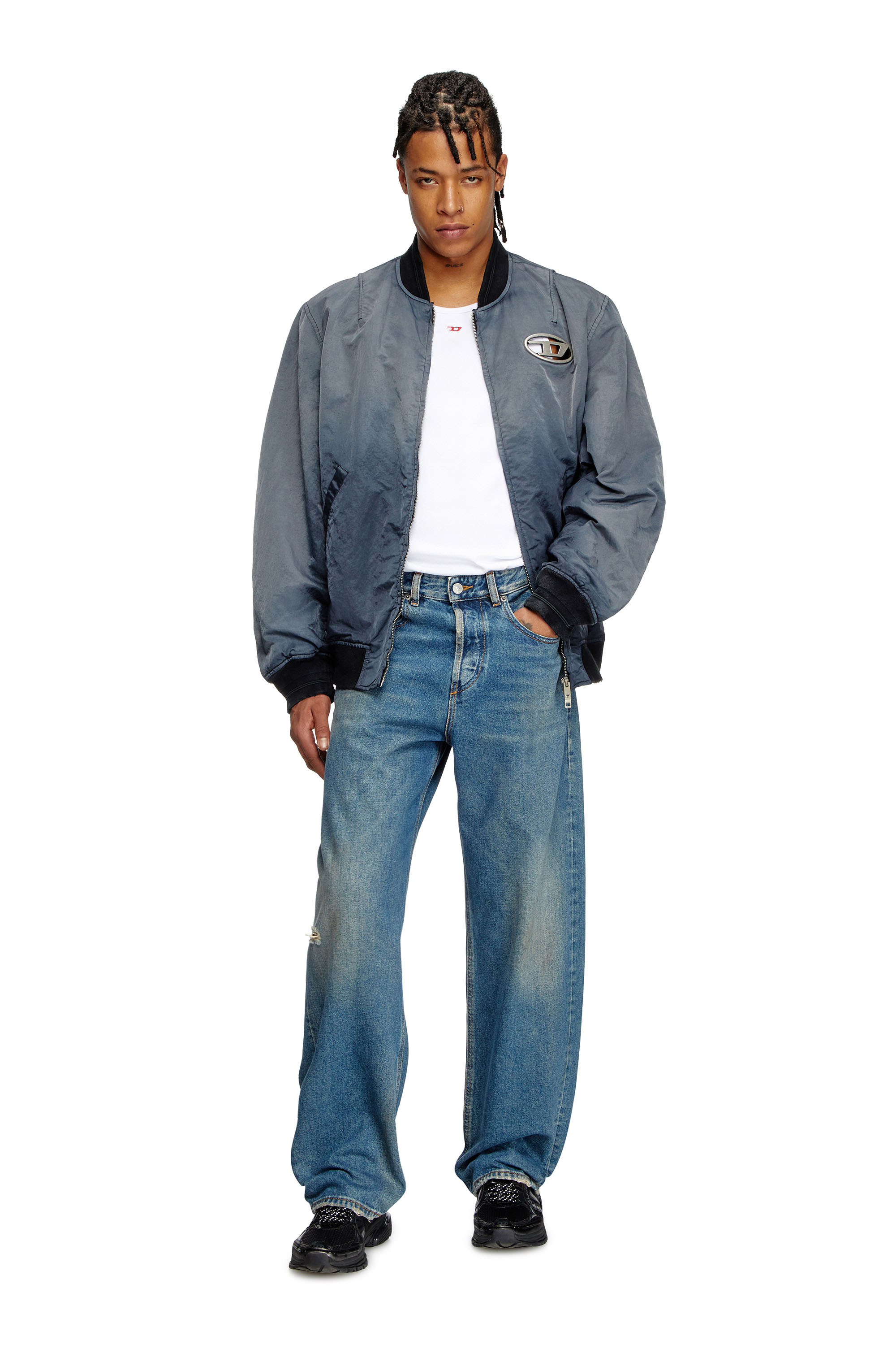 Diesel - J-KEPES, Male's ジャケット in ダークグレー - 1