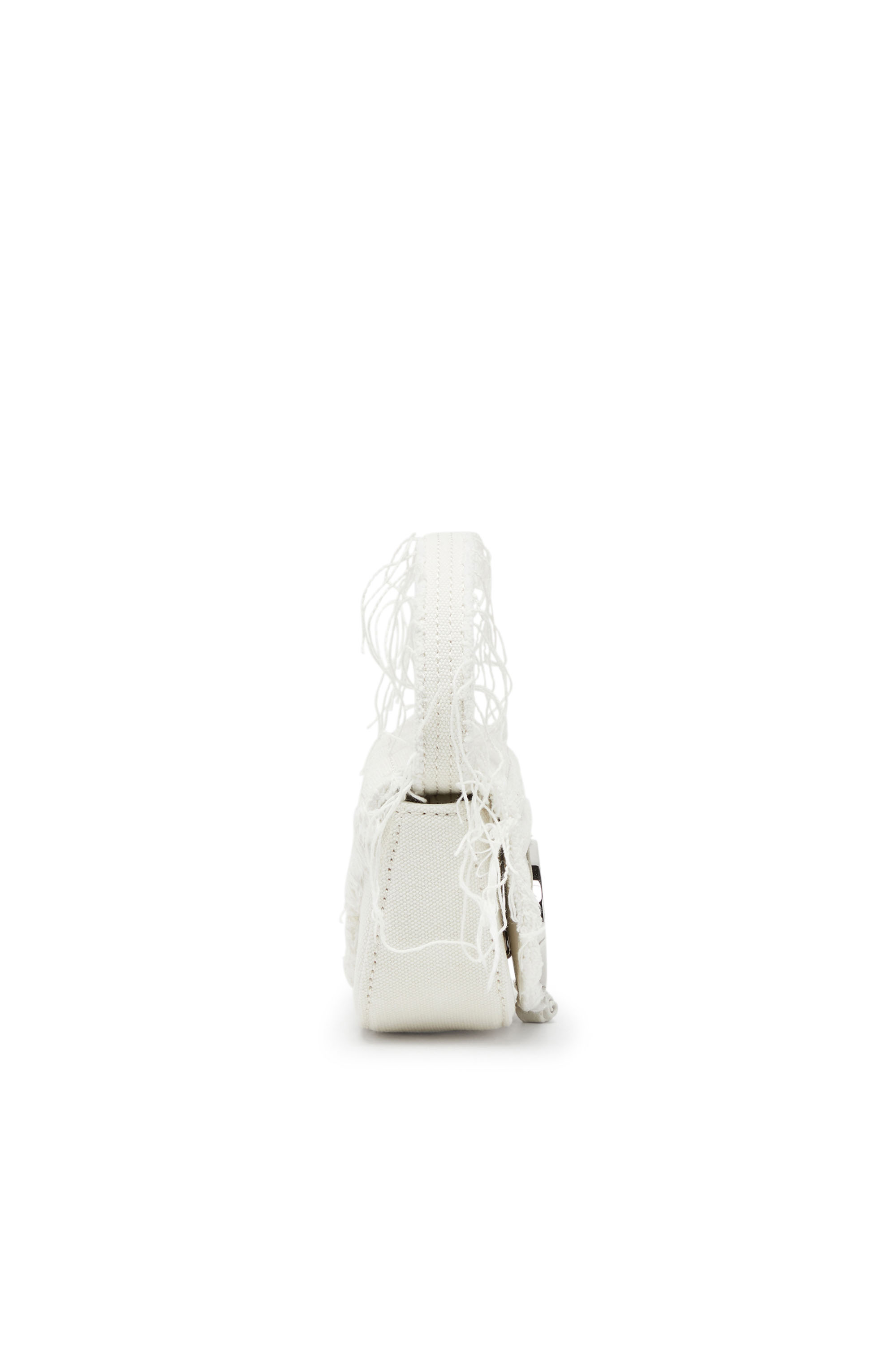 Diesel - 1DR XS, Female's 1DR XS-Iconic mini bag in canvas and leather in ホワイト - 3