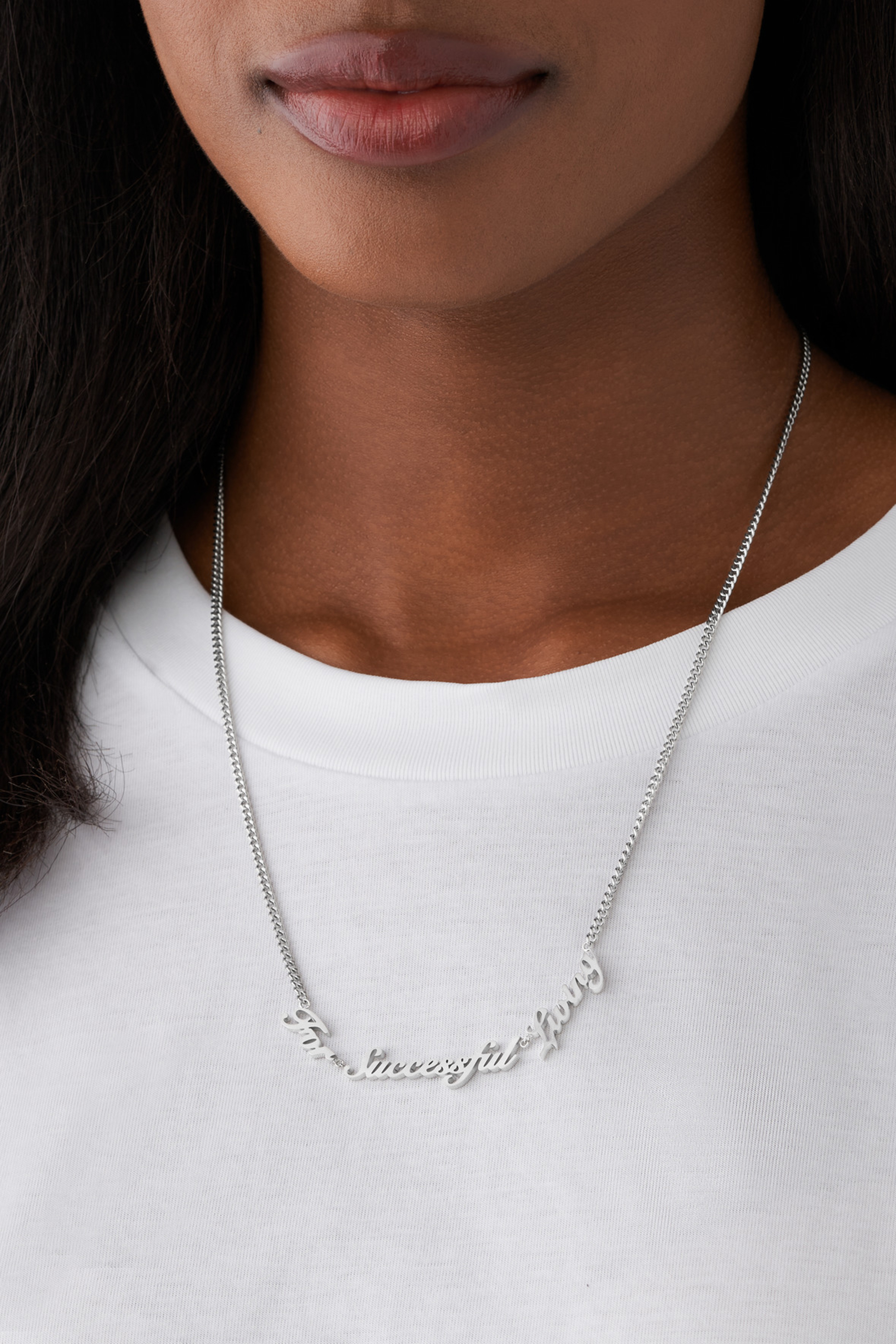 Diesel - DX1373, Unisex's ジュエリー ネックレス in シルバー - 3