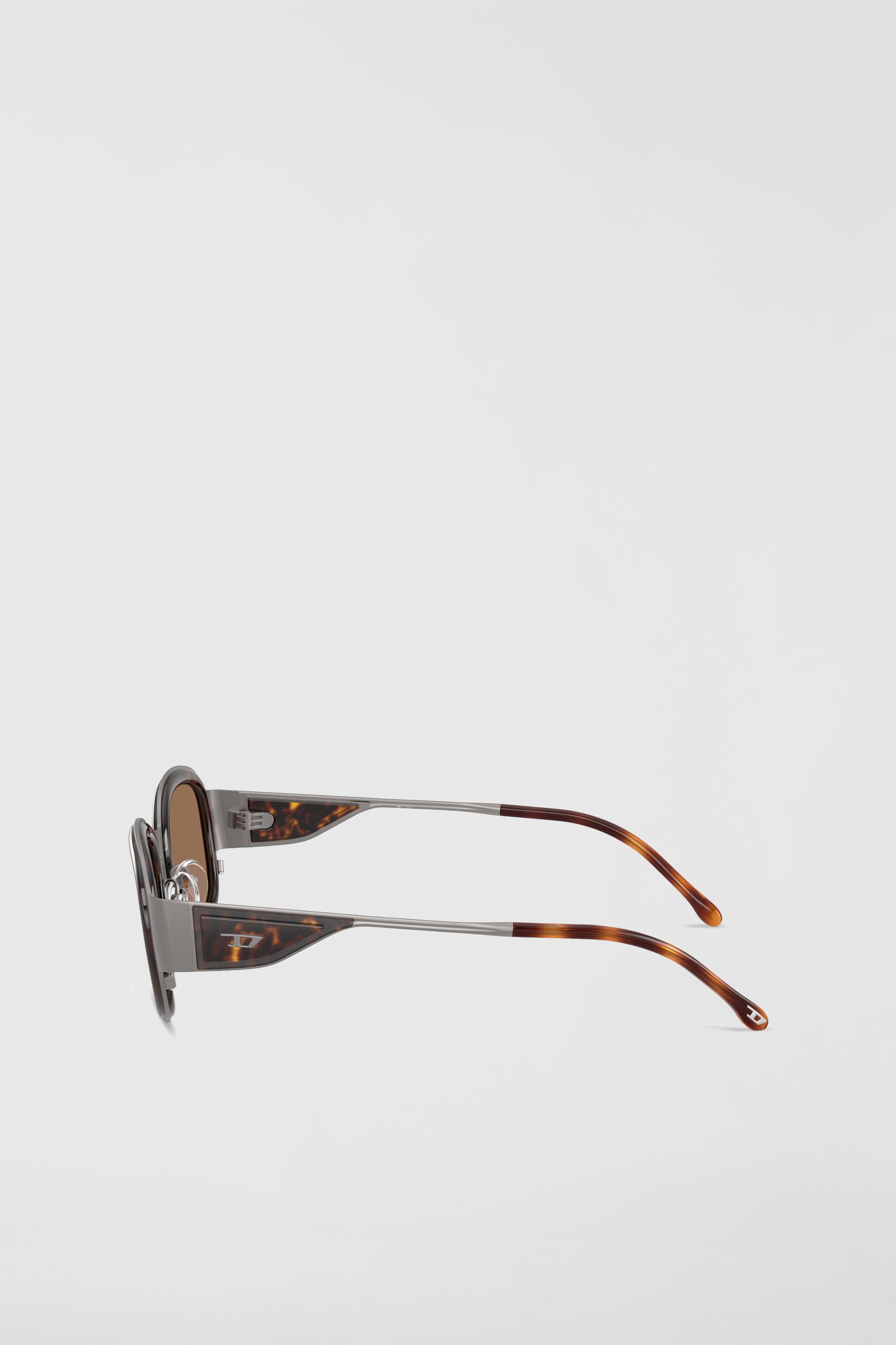 Diesel - 0DL1020, Unisex's スクエア サングラス in ブラウン - 1