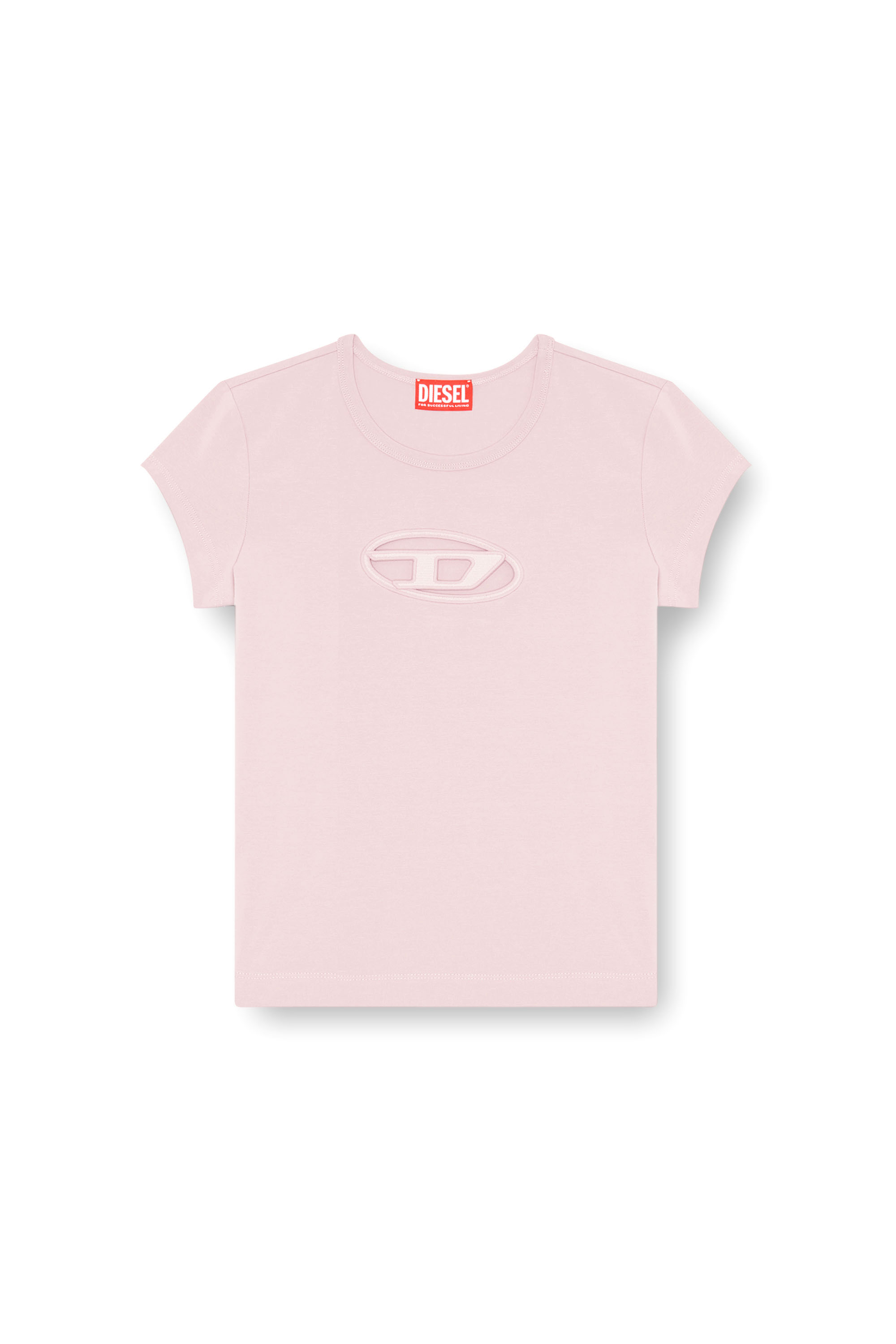 Diesel - T-ANGIE, Female's Tシャツ in フェースパウダー - 3