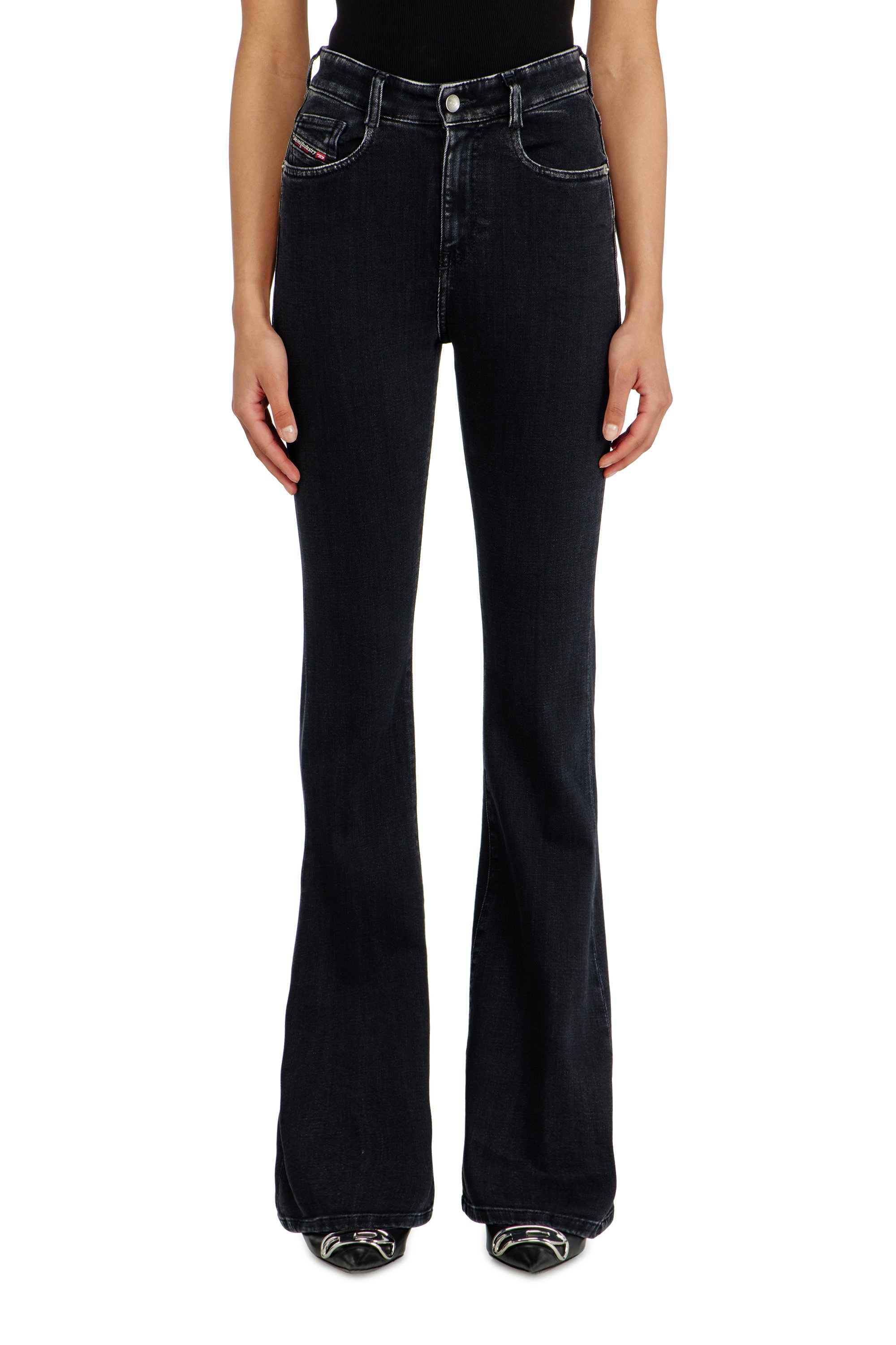 Diesel - Female's Bootcut Jeans 1973 D-Partt 09P75, ブラック/ダークグレー - 4