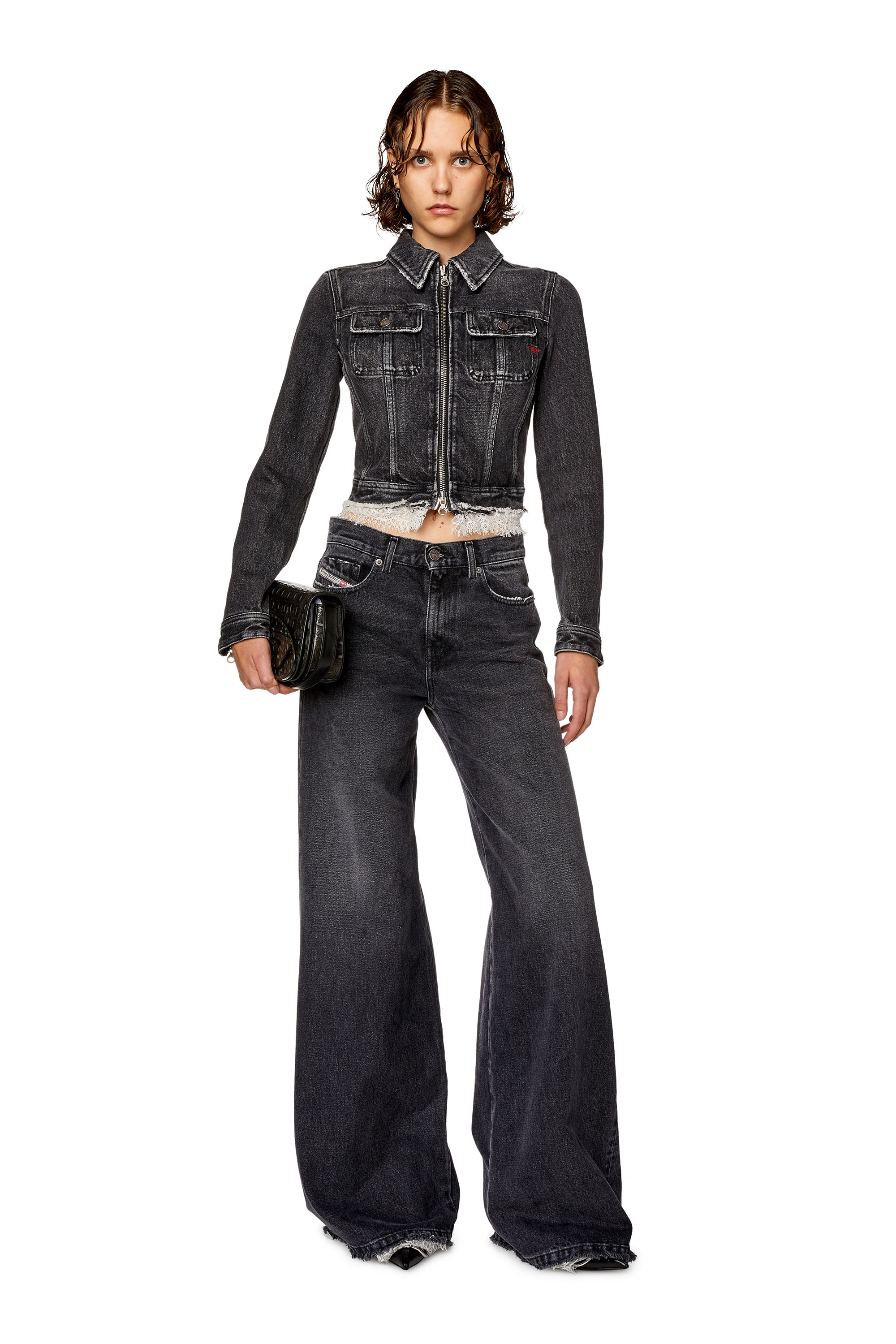 Diesel - Bootcut and Flare Jeans 1978 D-Akemi 007S2, ブラック/ダークグレー - Image 4