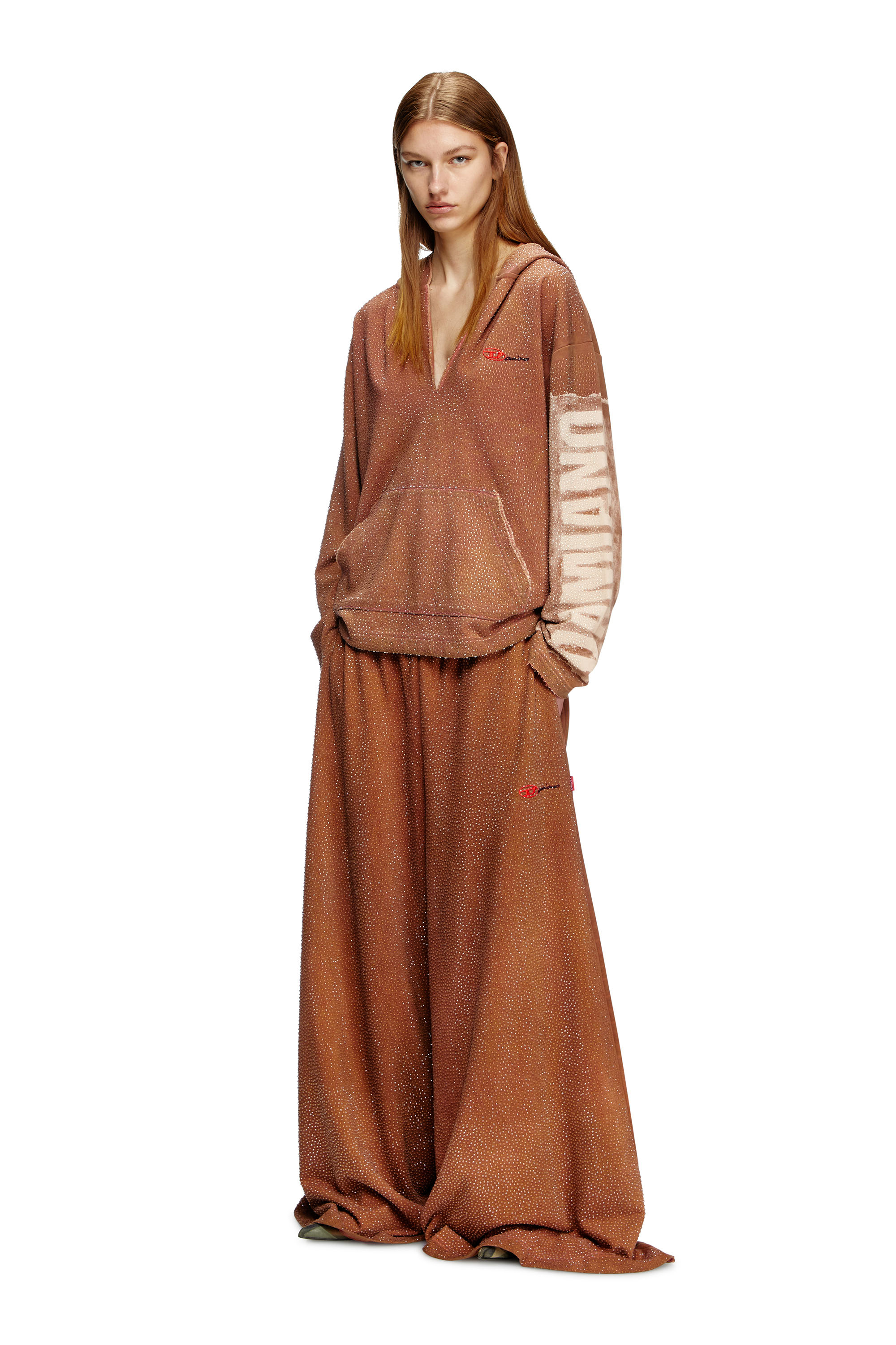 Diesel - S-BOXT-HOOD-LUX-DD, Unisex's プルオーバーパーカー in ブラウン - 8