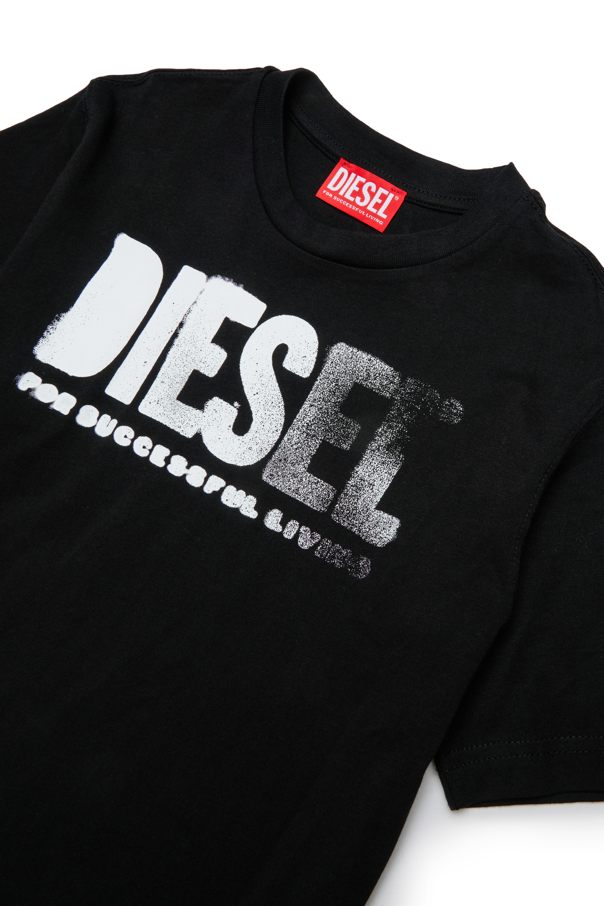Diesel - THIDE OVER, Male's Tシャツ in ブラック - 3