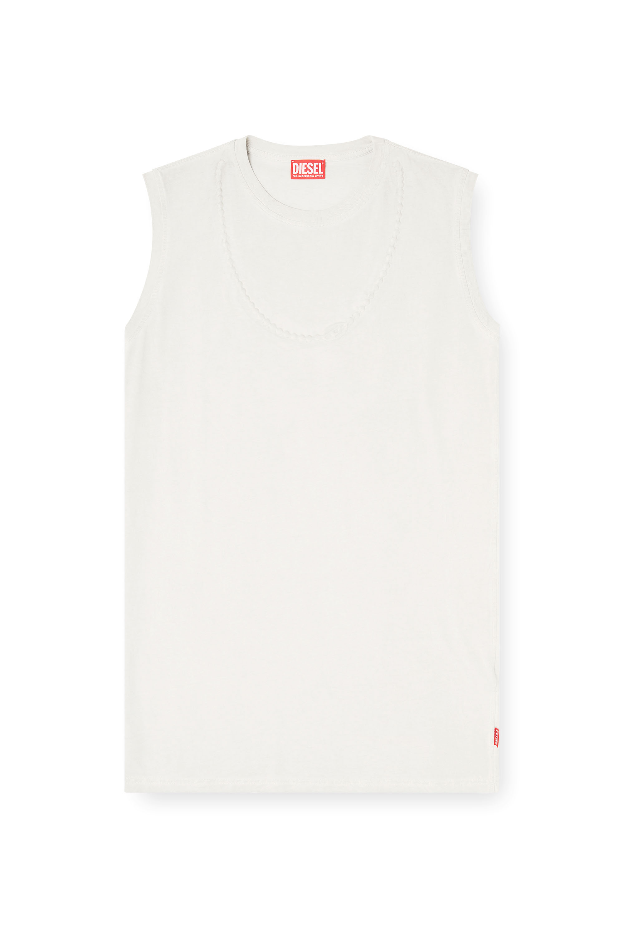 Diesel - D-EMB, Female's カットソードレス in ホワイト - 2