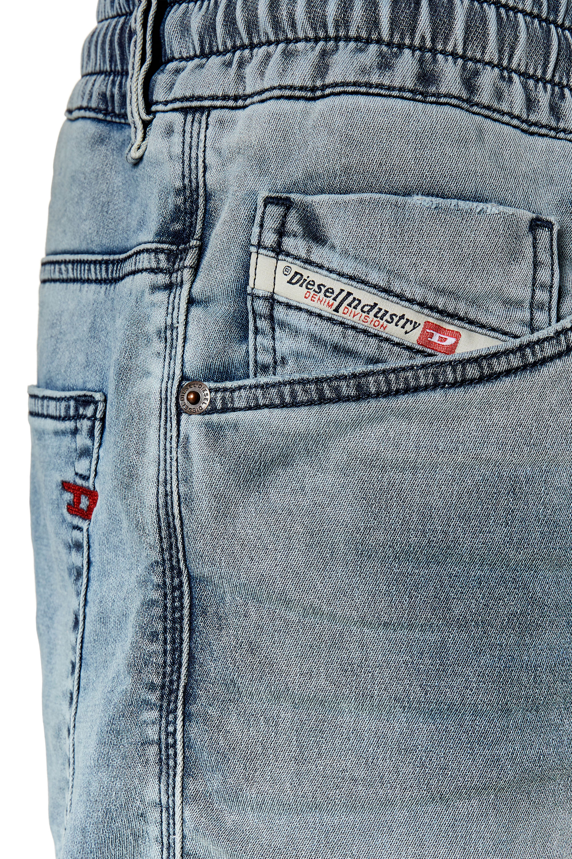 Diesel - D-KROOLEY-SHORT JOGG, ミディアムブルー - Image 5
