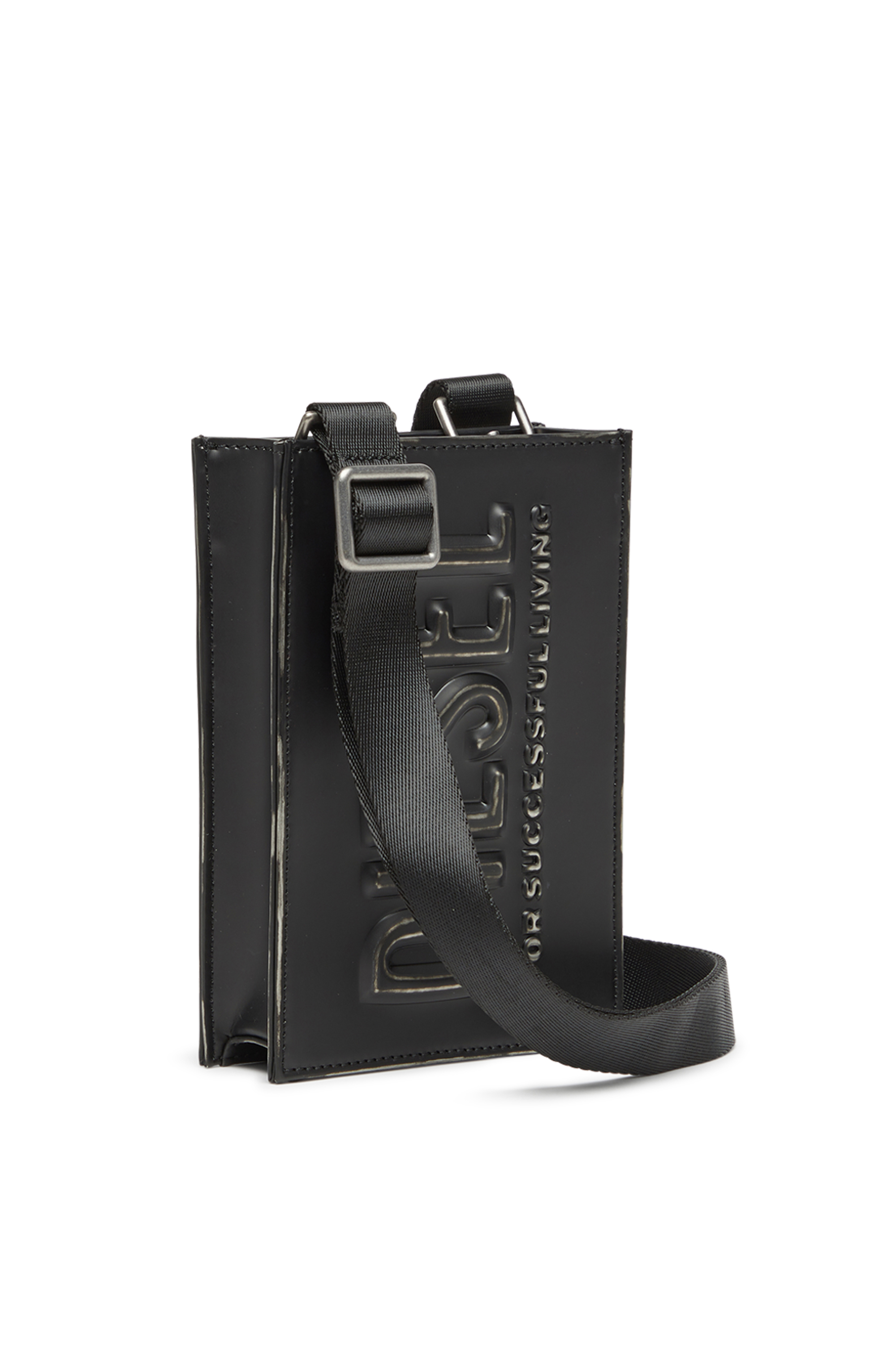 Diesel - DSL 3D MINI CROSSBODY X, Unisex's スマートフォンホルダー in ブラック - 5