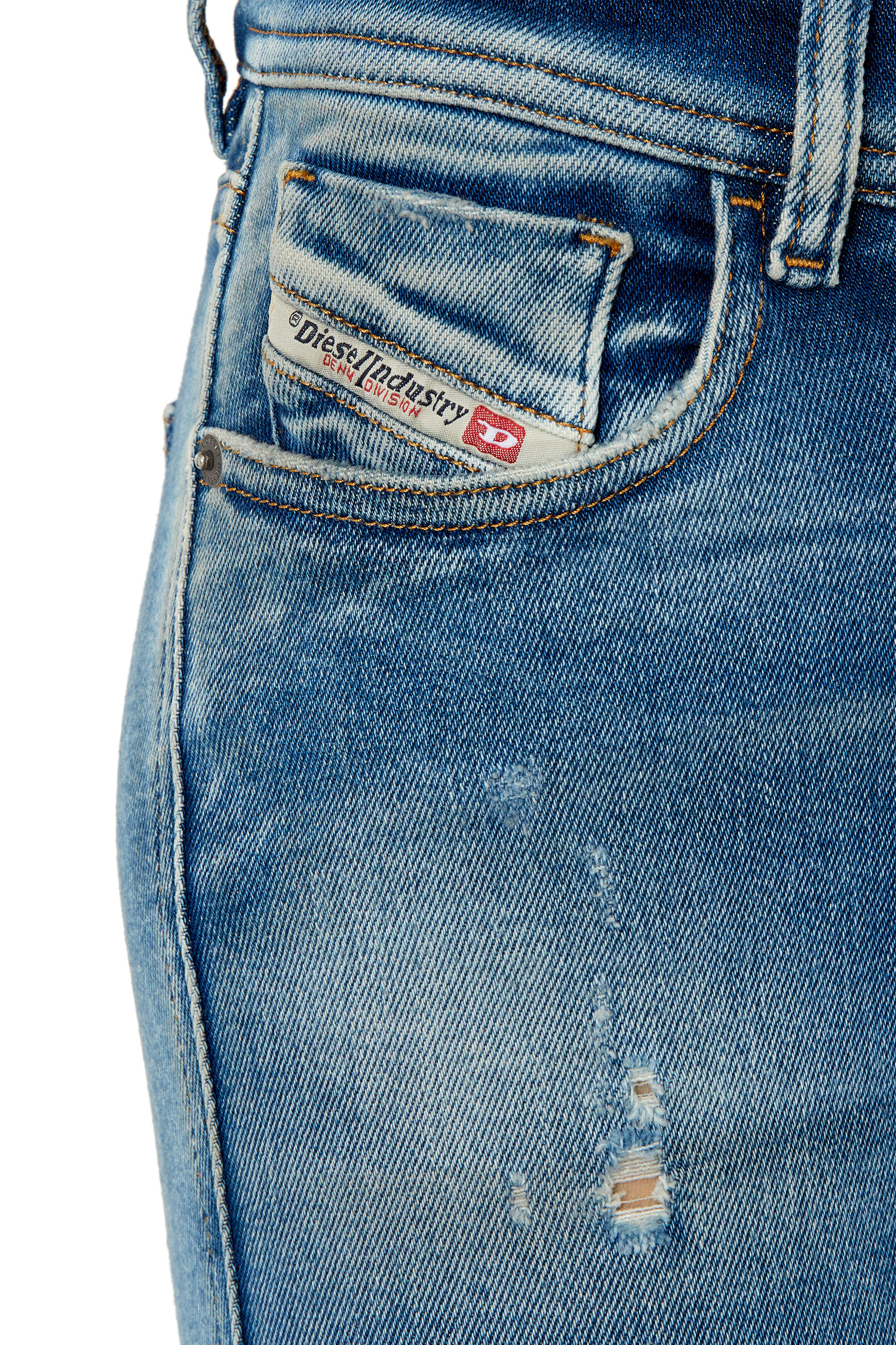 Diesel - Female's Super skinny Jeans 2017 Slandy 09E91, ライトブルー - 5