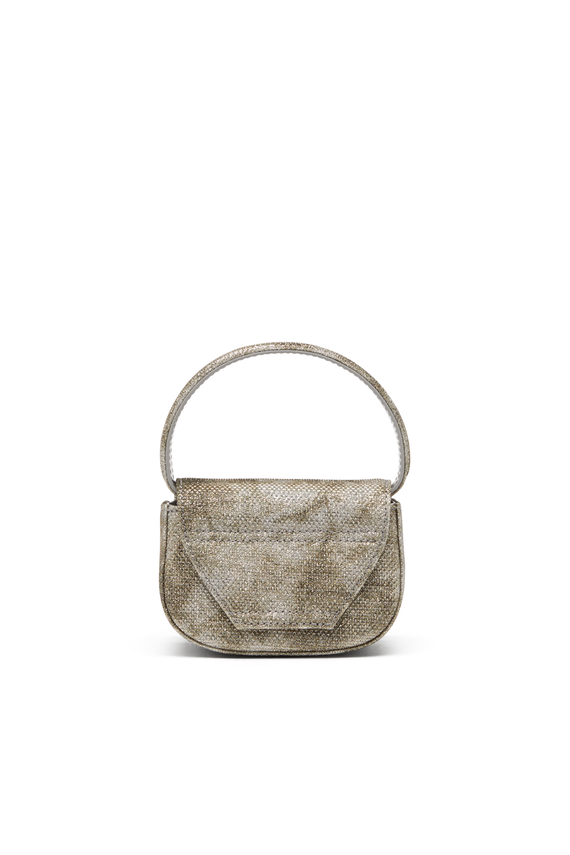Diesel - 1DR XS, Female's 1DR Xs-Iconic mini bag in shimmer fabric in ミリタリーグリーン - 2
